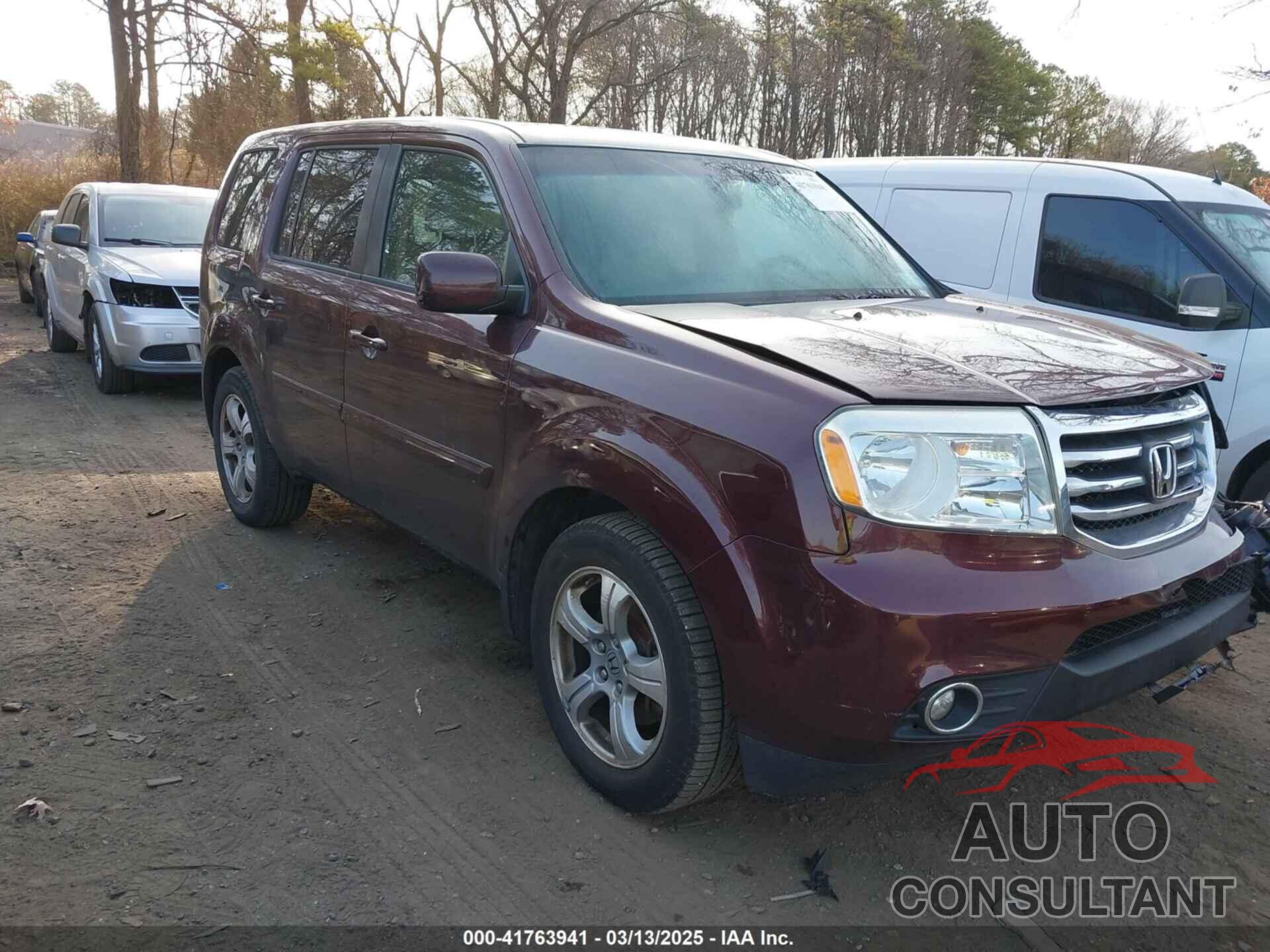 HONDA PILOT 2013 - 5FNYF4H45DB037438
