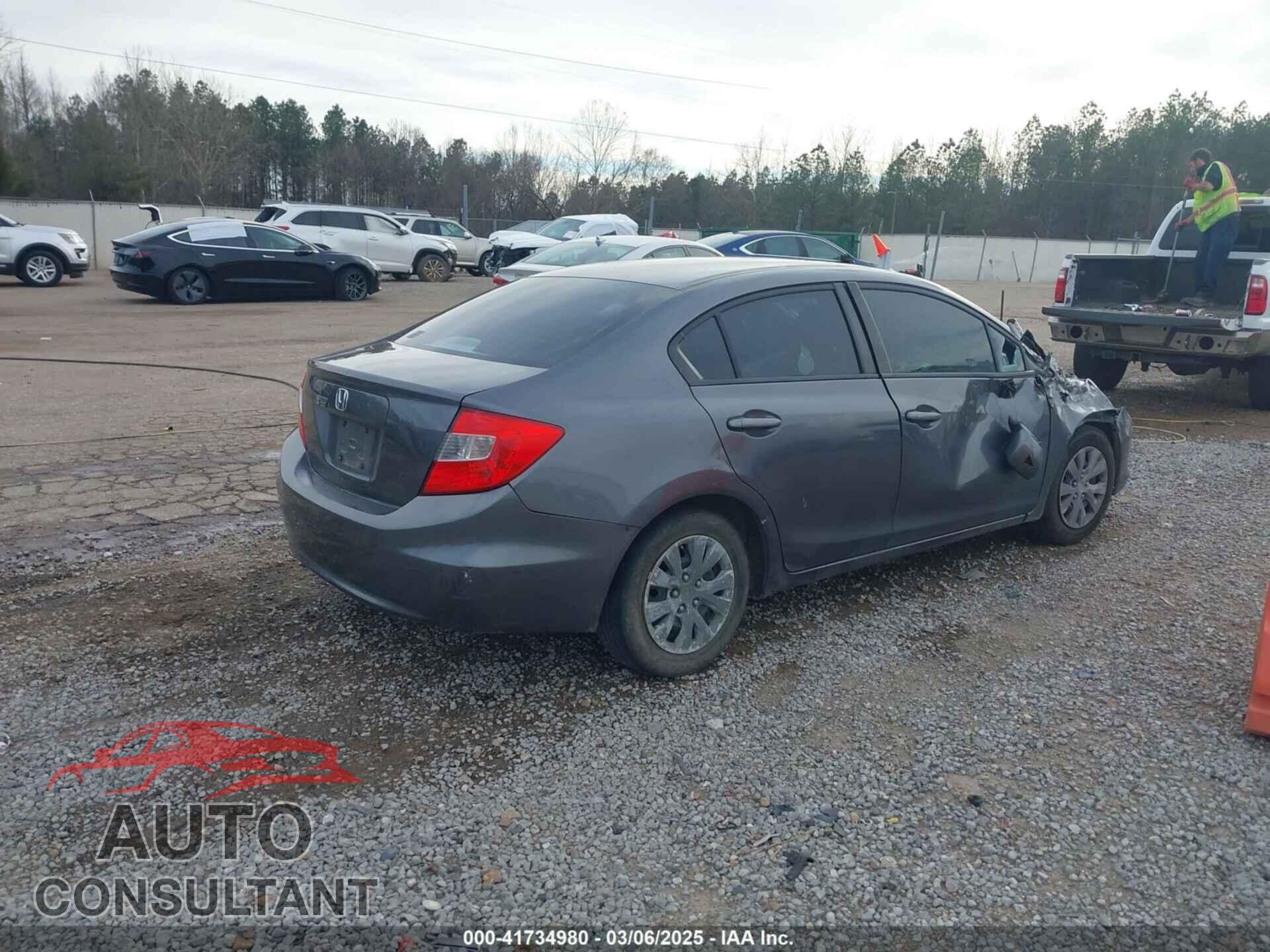 HONDA CIVIC 2012 - 19XFB2F59CE326975