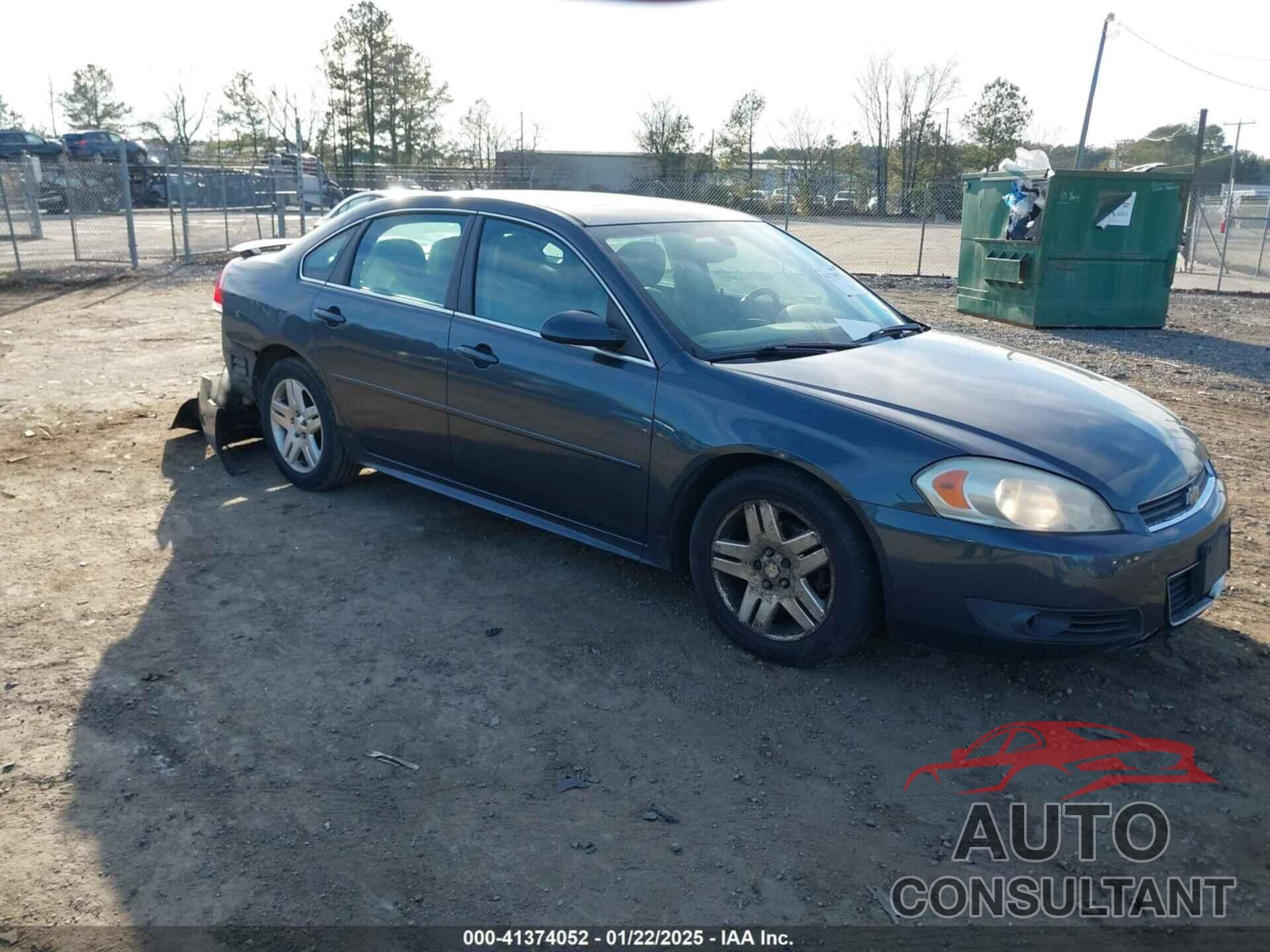 CHEVROLET IMPALA 2011 - 2G1WG5EK6B1237654