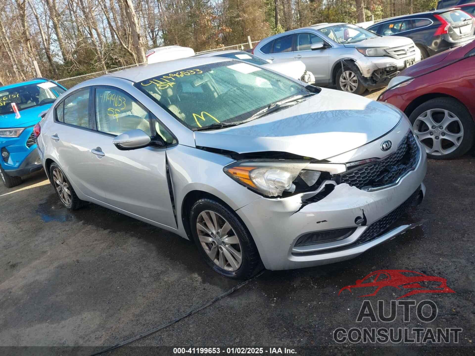 KIA FORTE 2016 - KNAFX4A69G5508445