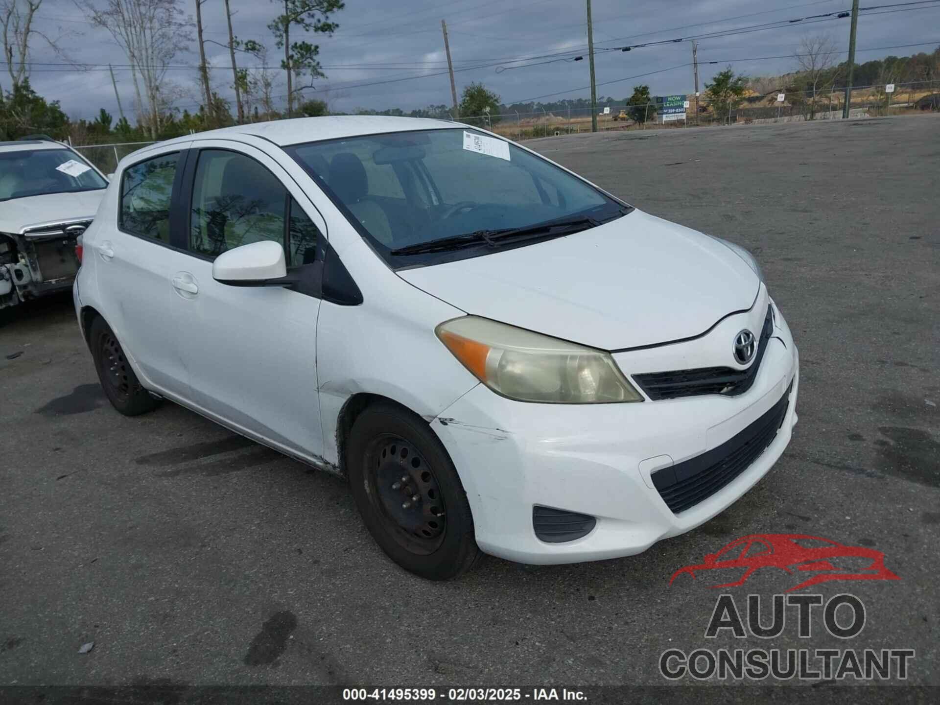 TOYOTA YARIS 2012 - JTDKTUD30CD534284
