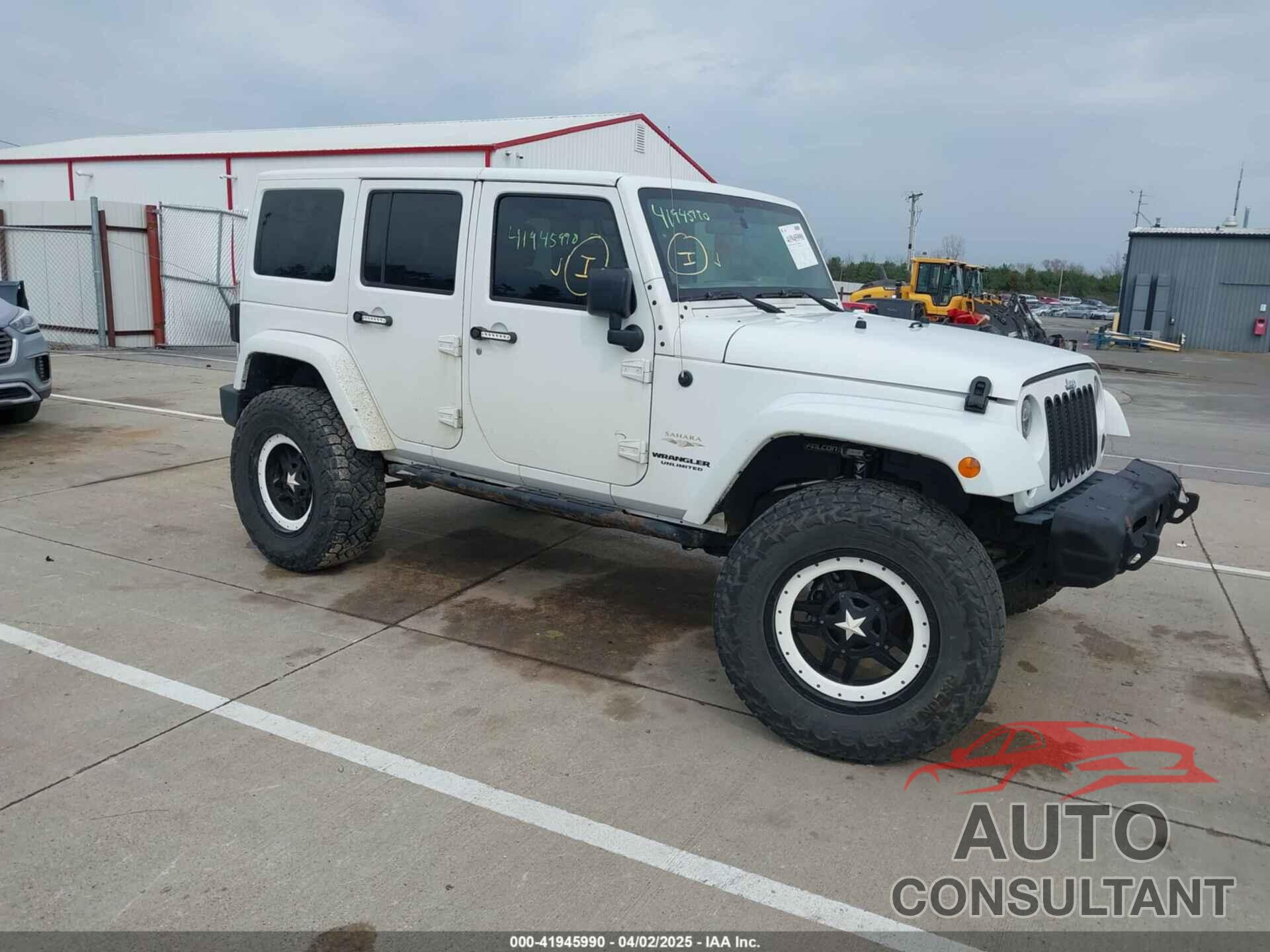 JEEP WRANGLER UNLIMITED 2012 - 1C4HJWEG2CL198656