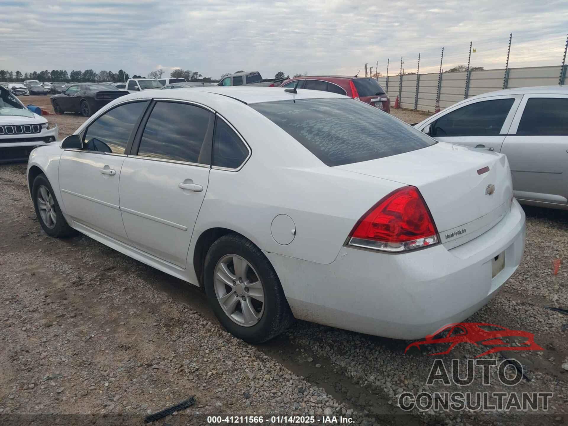 CHEVROLET IMPALA 2012 - 2G1WA5E39C1168101