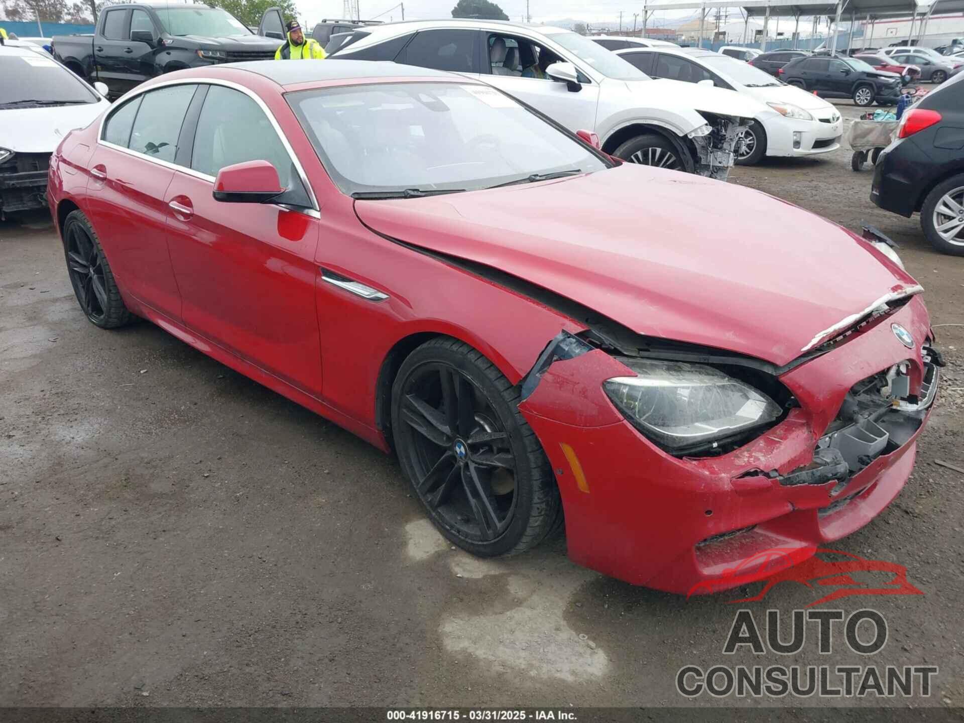 BMW 650I GRAN COUPE 2013 - WBA6B2C56DD128133
