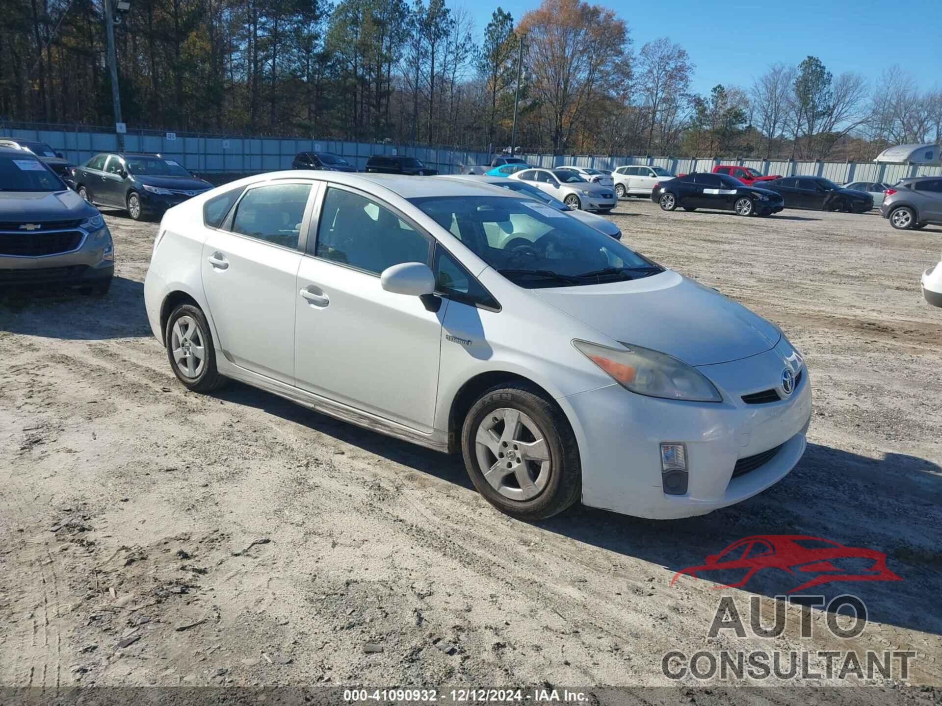 TOYOTA PRIUS 2011 - JTDKN3DU9B0285339