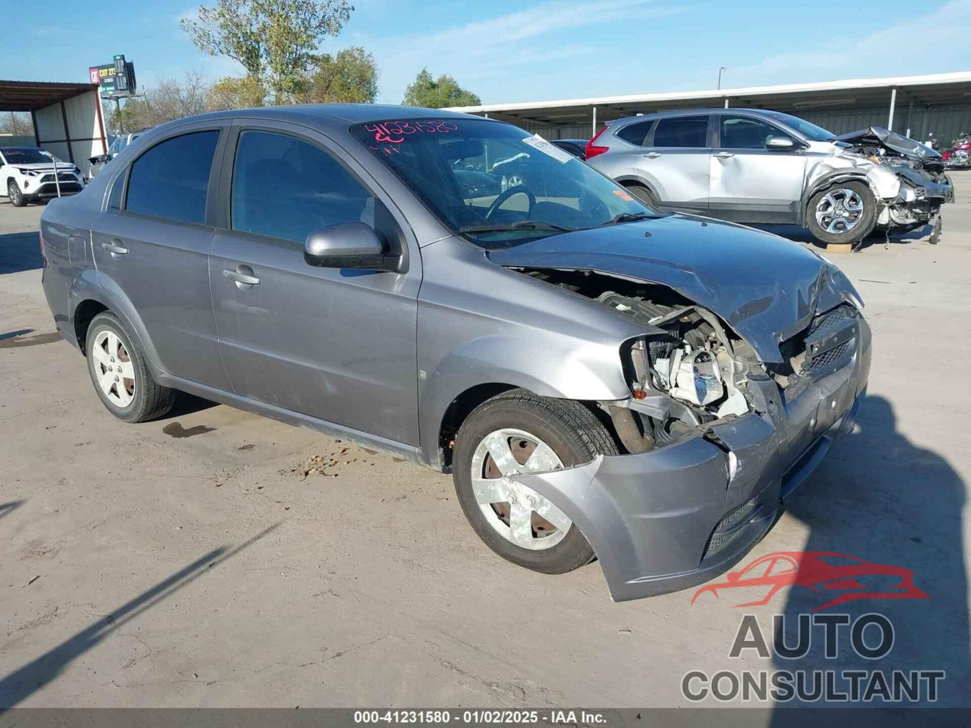 CHEVROLET AVEO 2009 - KL1TD56E09B394142