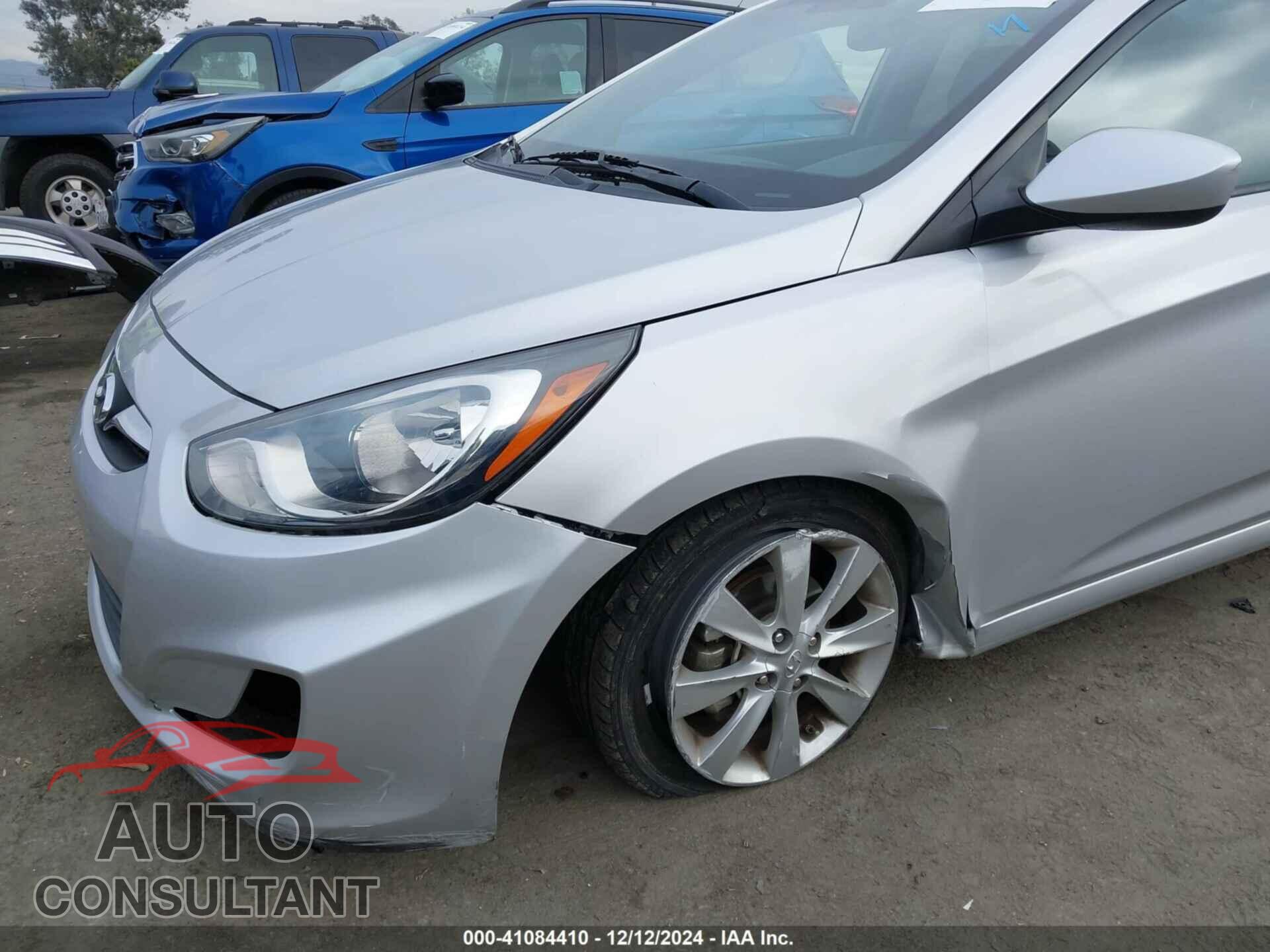 HYUNDAI ACCENT 2012 - KMHCU5AE7CU035166