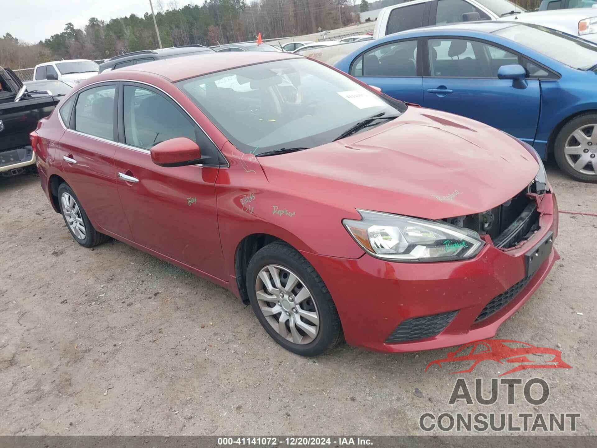 NISSAN SENTRA 2017 - 3N1AB7AP0HY247204