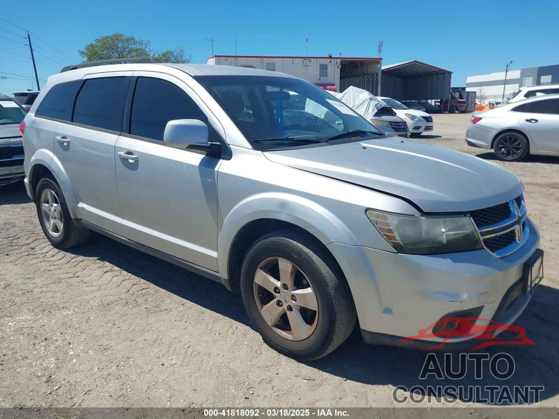 DODGE JOURNEY 2012 - 3C4PDCBG6CT184172