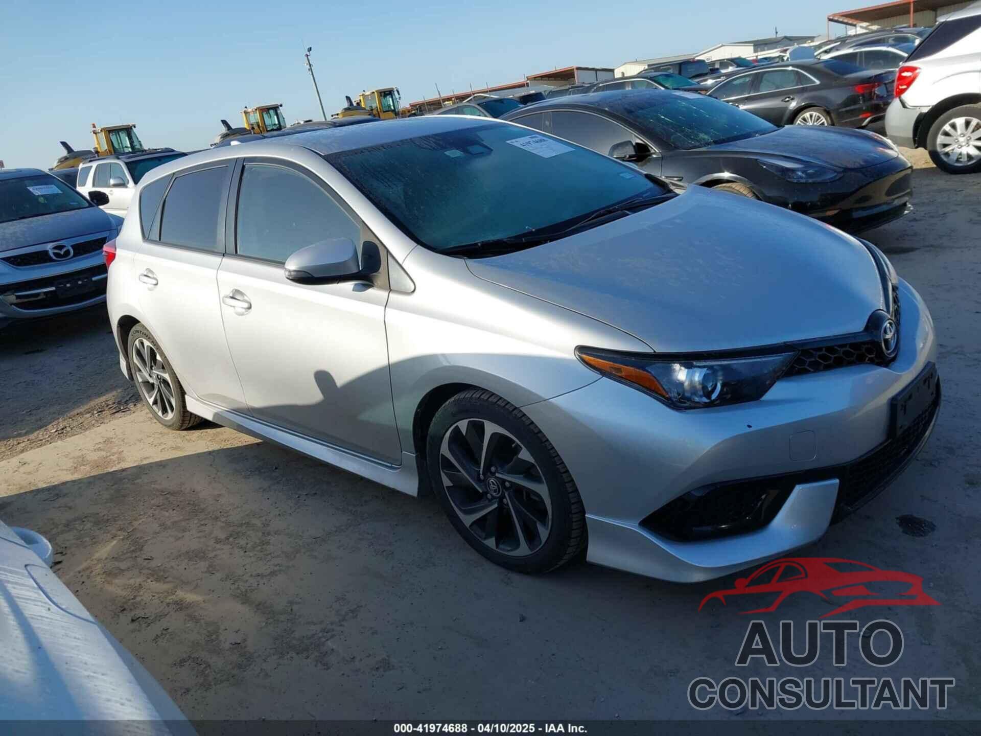 TOYOTA COROLLA IM 2018 - JTNKARJE3JJ570070