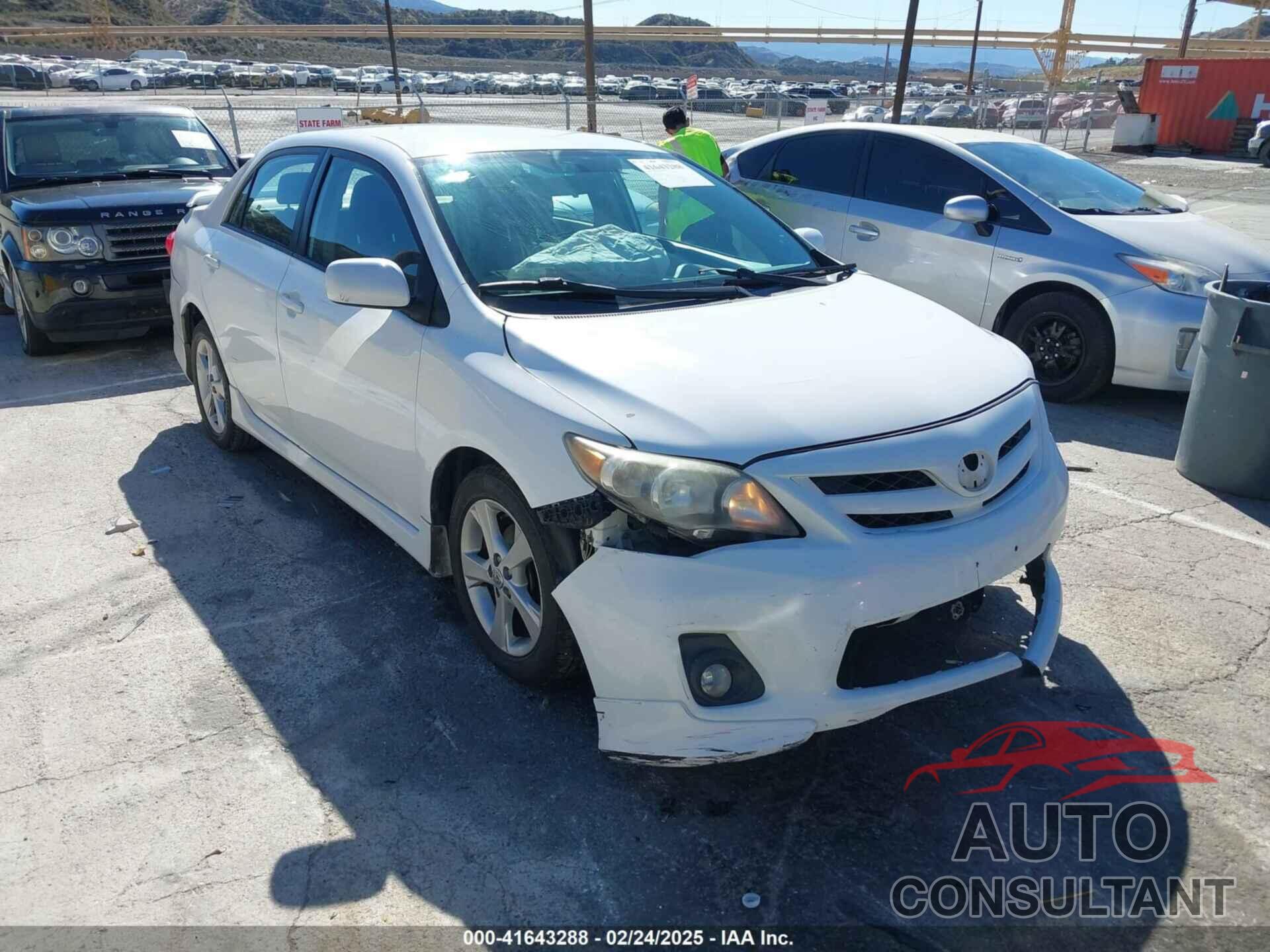TOYOTA COROLLA 2013 - 5YFBU4EE5DP201607