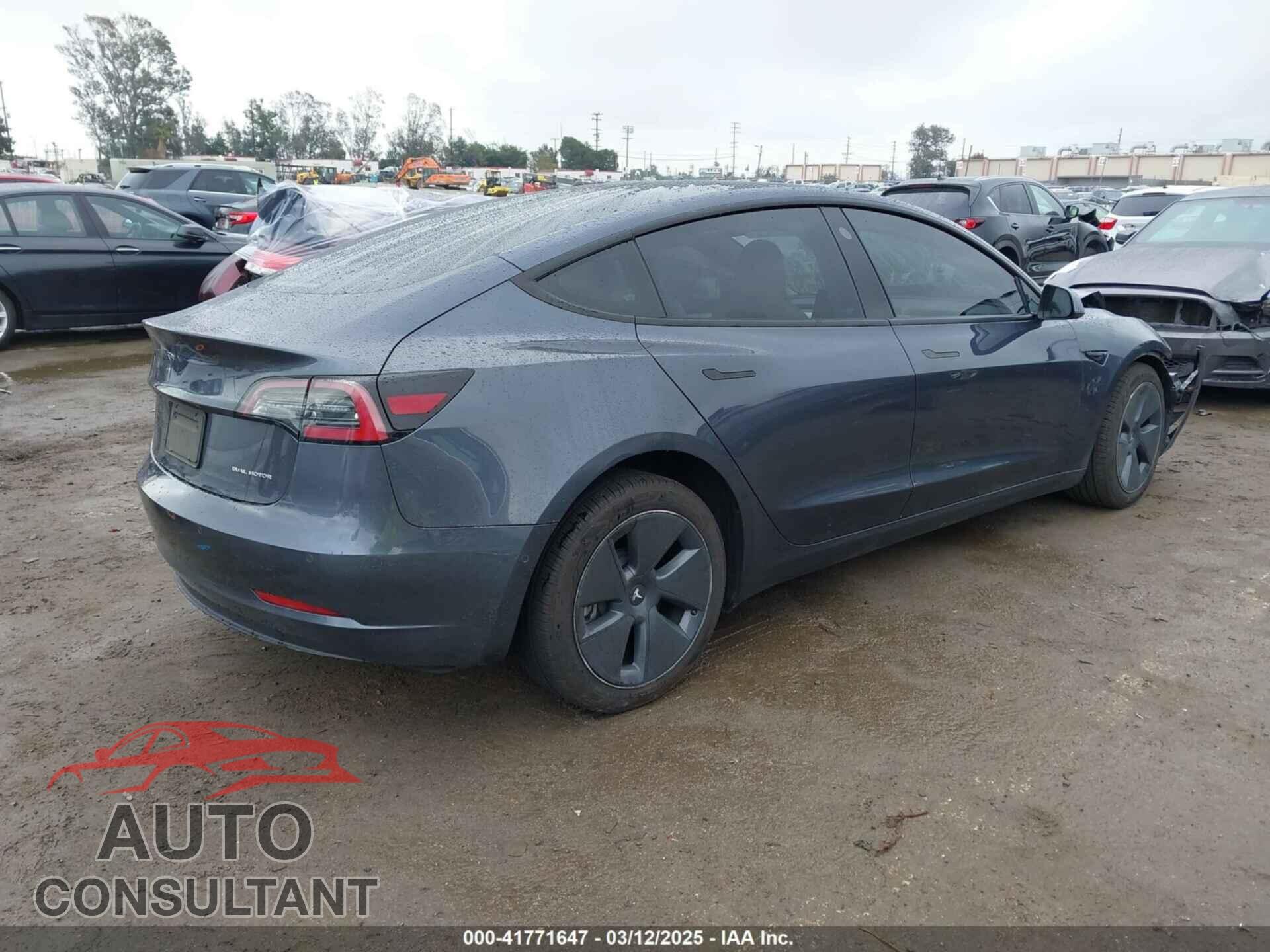 TESLA MODEL 3 2022 - 5YJ3E1EBXNF138538