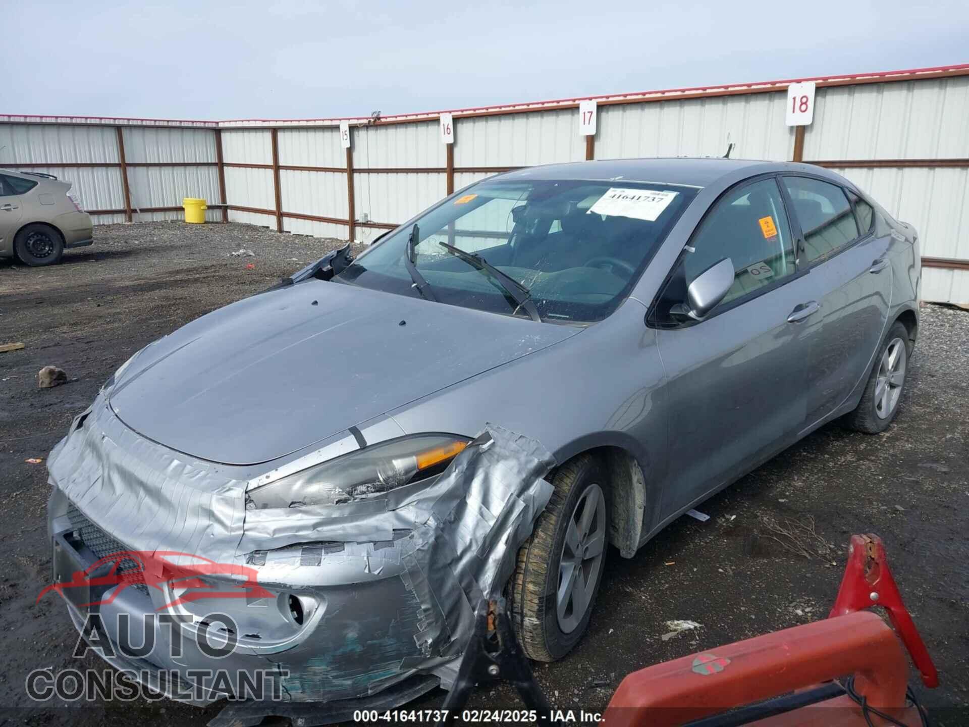 DODGE DART 2015 - 1C3CDFBB7FD212452