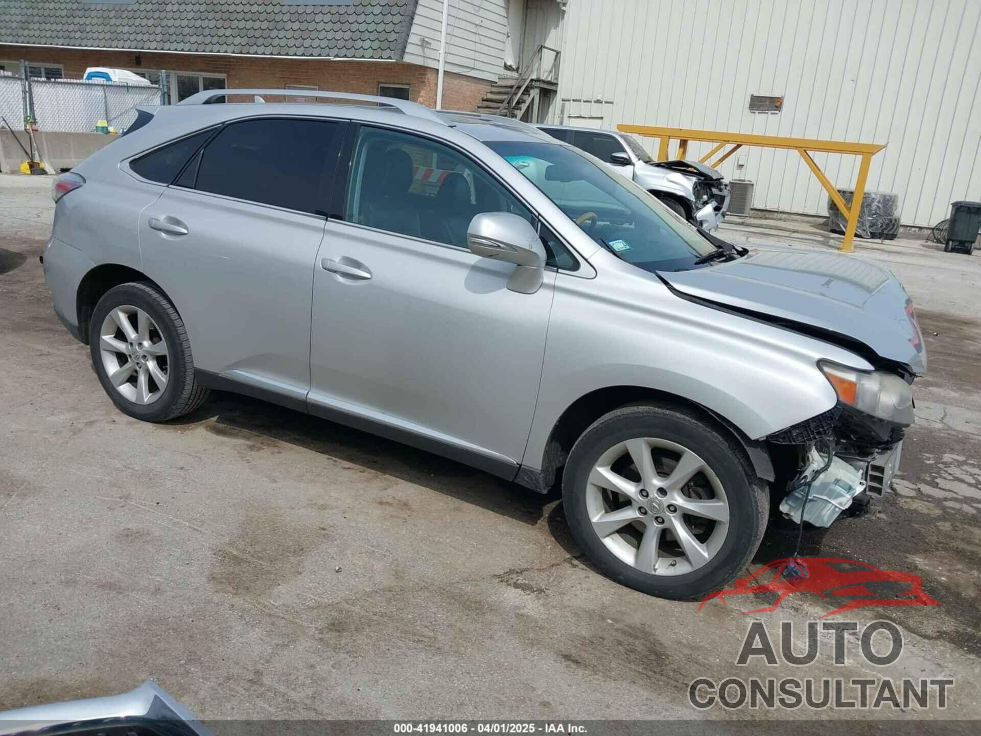 LEXUS RX 350 2010 - 2T2BK1BA9AC055046