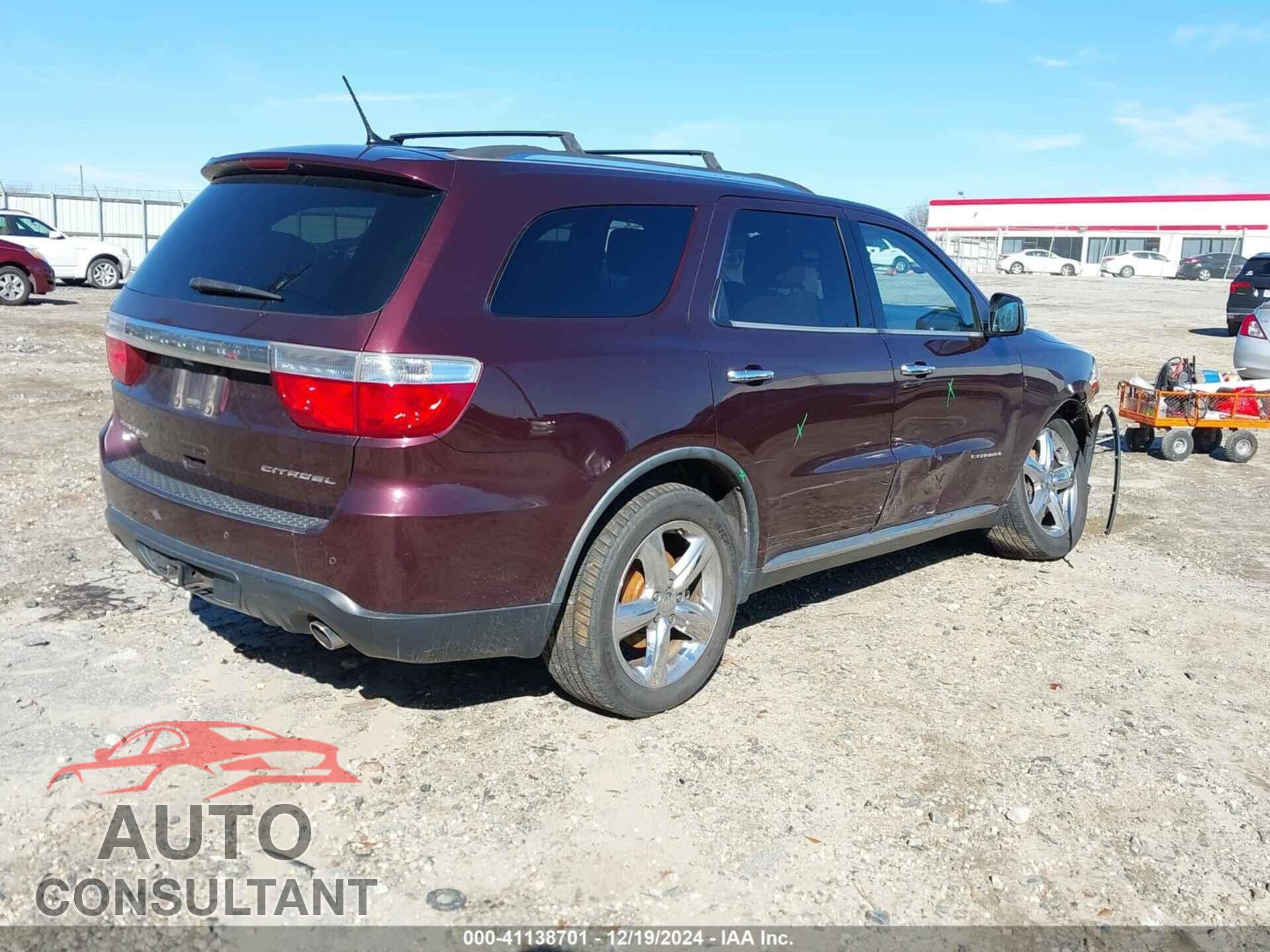 DODGE DURANGO 2012 - 1C4SDJETXCC192584
