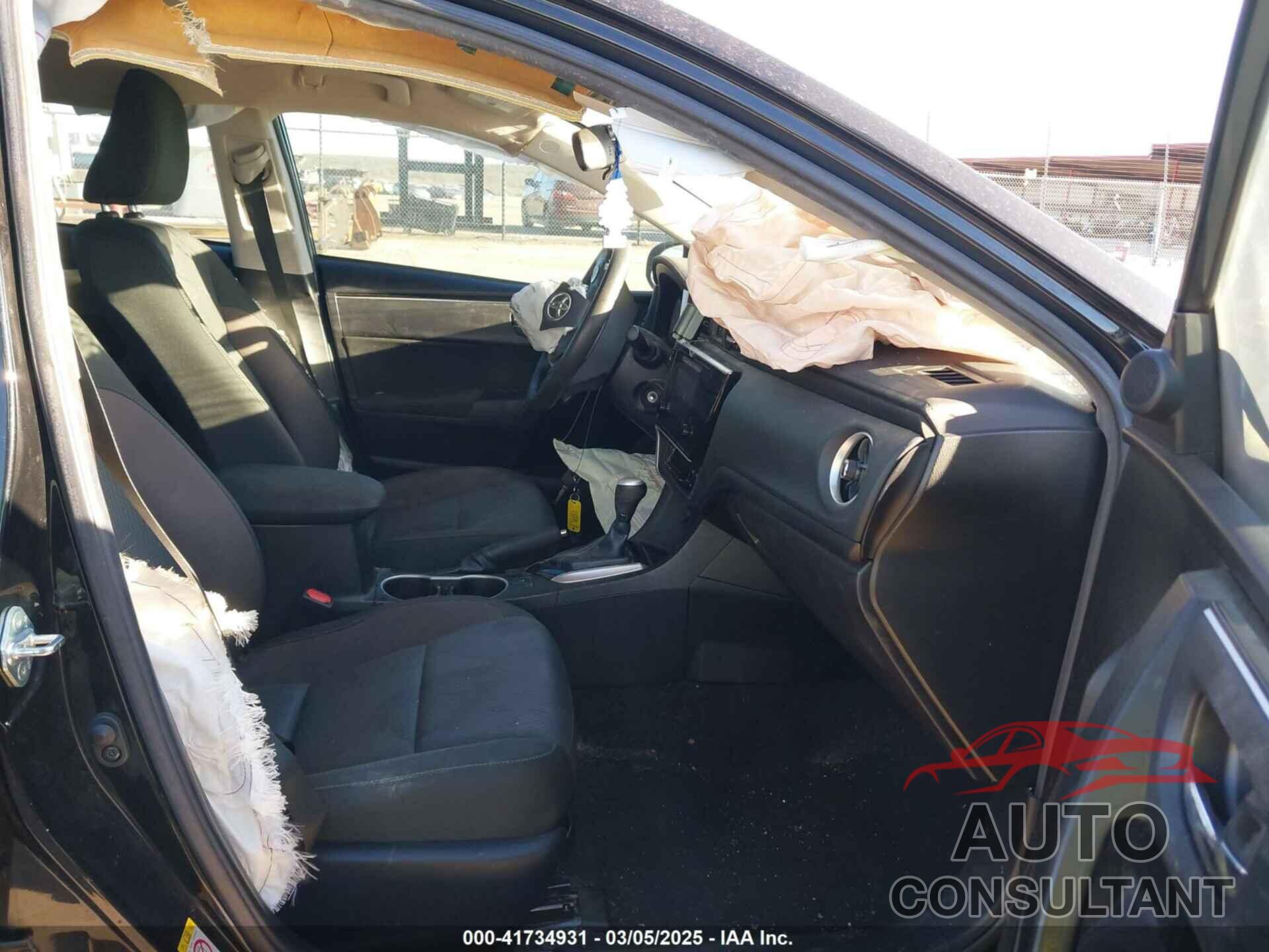 TOYOTA COROLLA 2019 - 5YFBURHE0KP912699