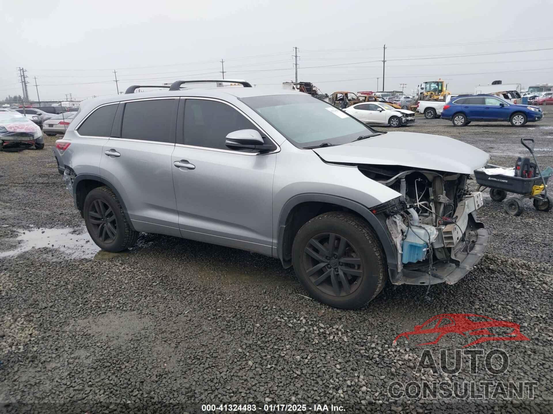 TOYOTA HIGHLANDER 2014 - 5TDBKRFH7ES027902