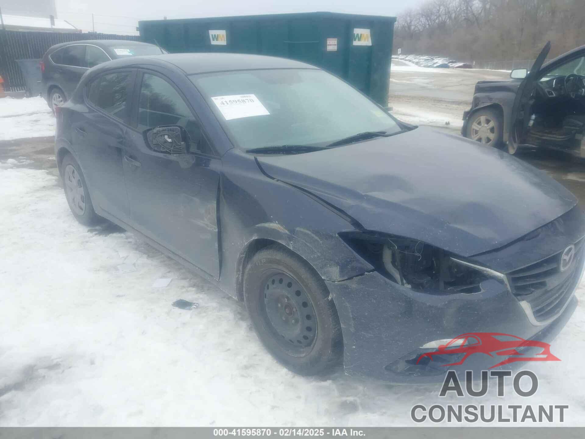 MAZDA MAZDA3 2016 - JM1BM1J78G1305264