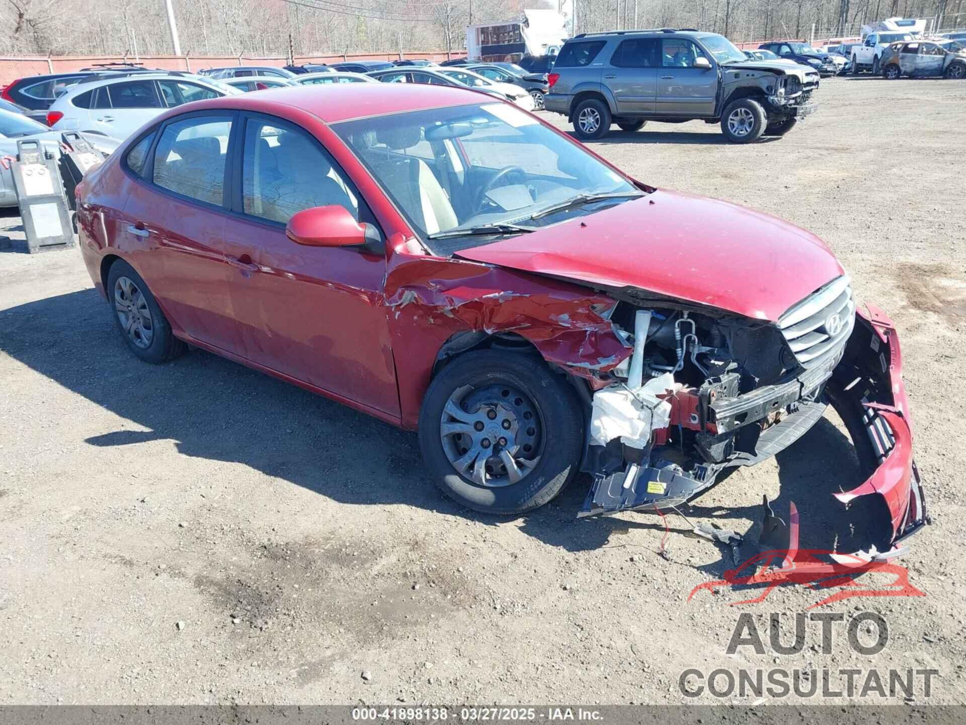 HYUNDAI ELANTRA 2010 - KMHDU4AD2AU912410