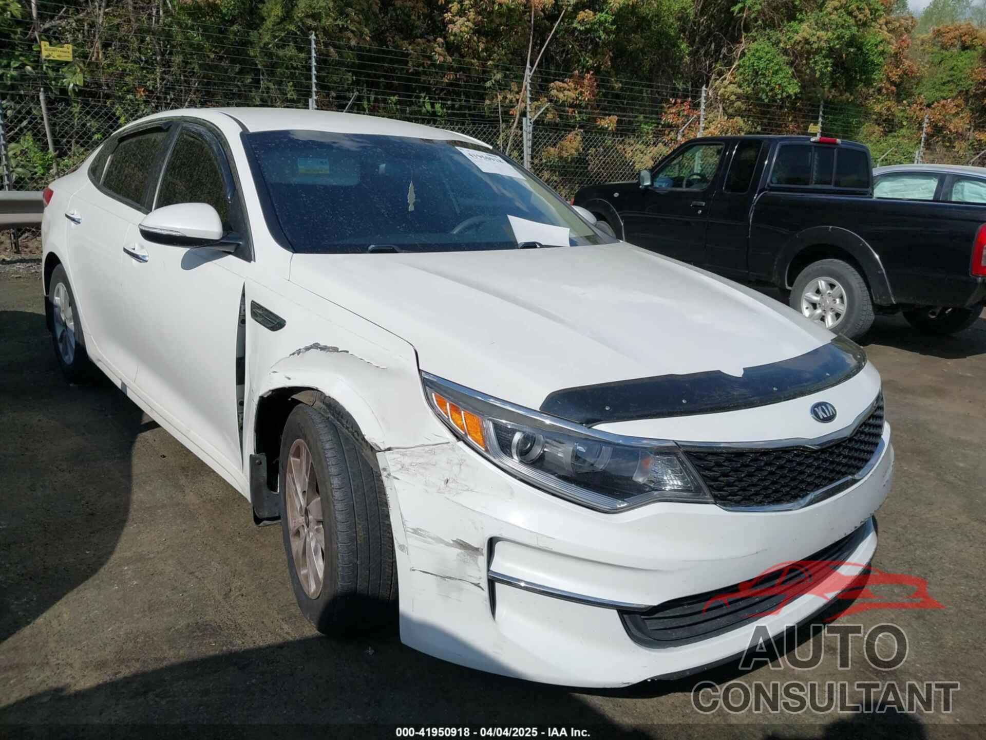 KIA OPTIMA 2016 - KNAGT4L37G5074853