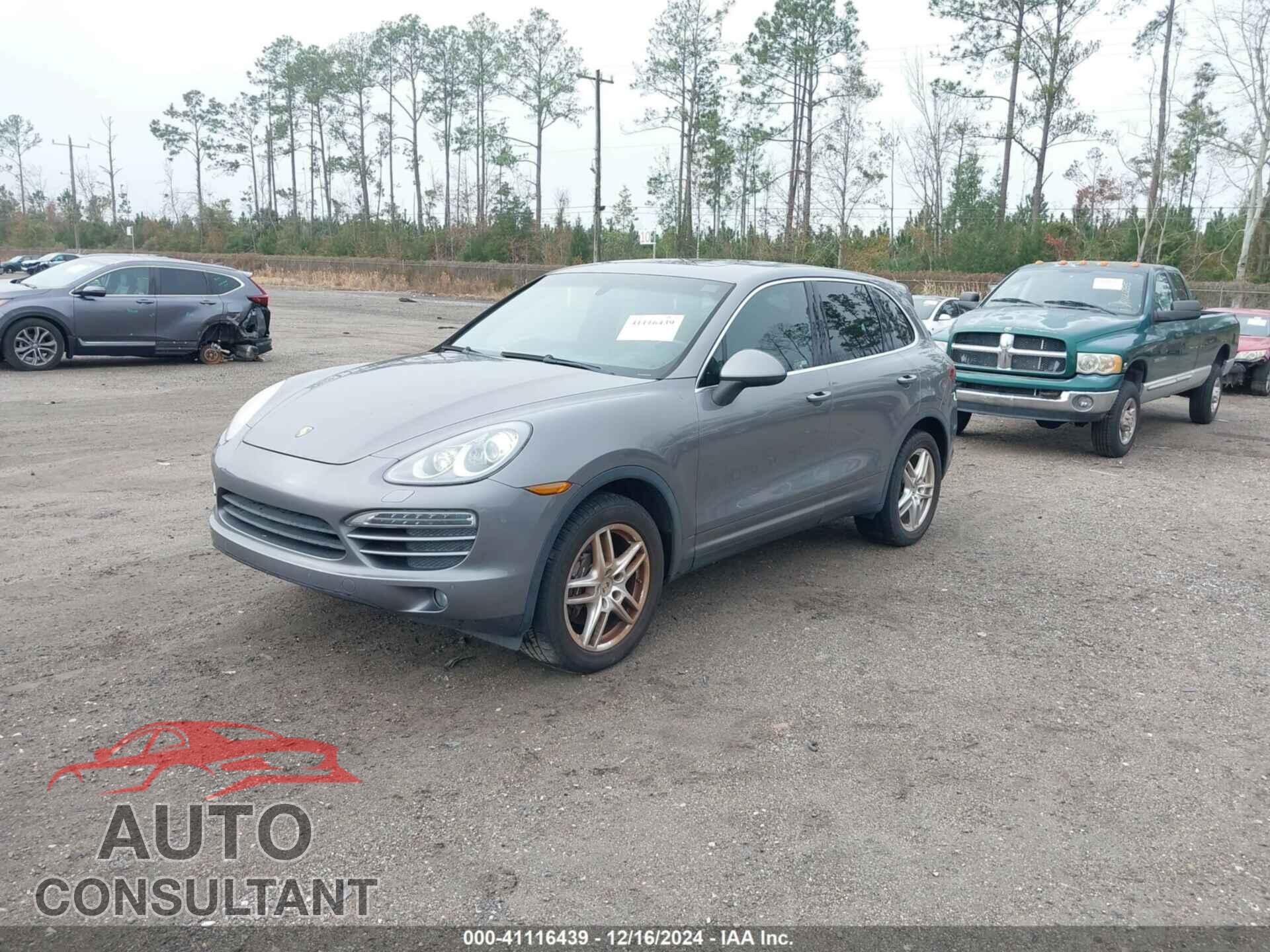 PORSCHE CAYENNE 2012 - WP1AA2A25CLA11980