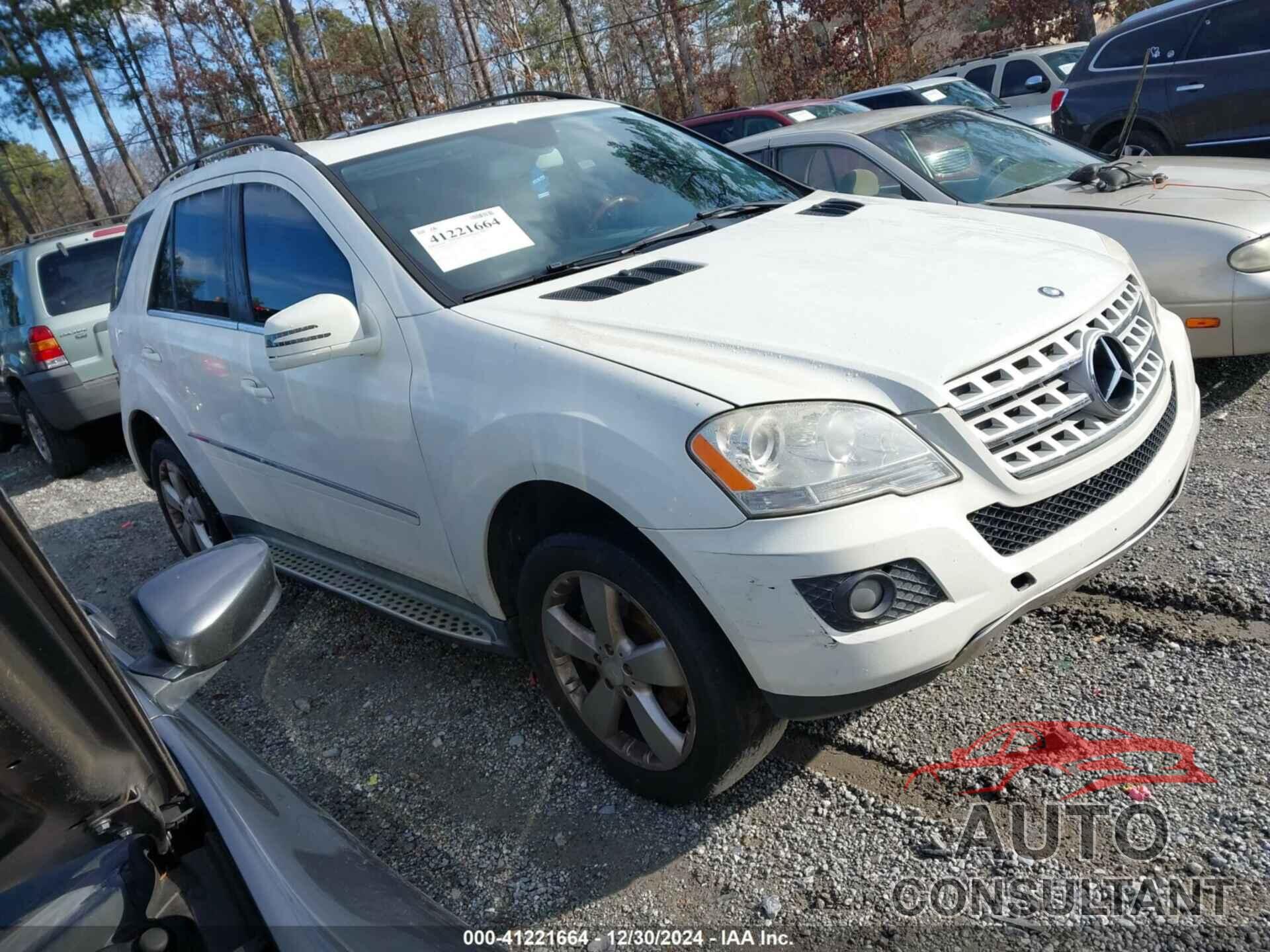 MERCEDES-BENZ ML 350 2011 - 4JGBB8GB5BA671956