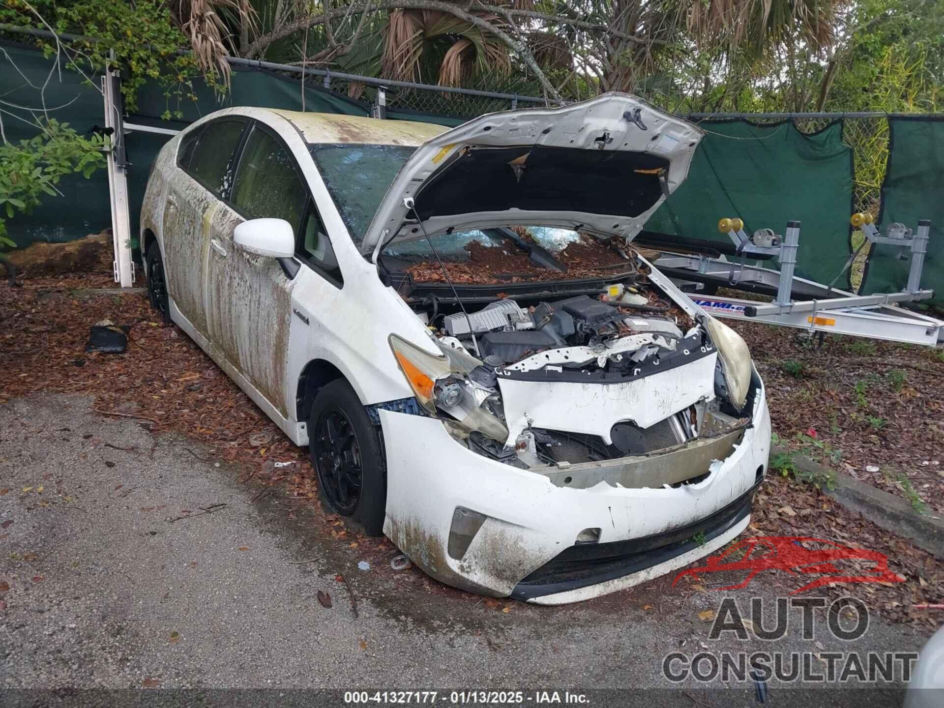 TOYOTA PRIUS 2012 - JTDKN3DU5C1550334
