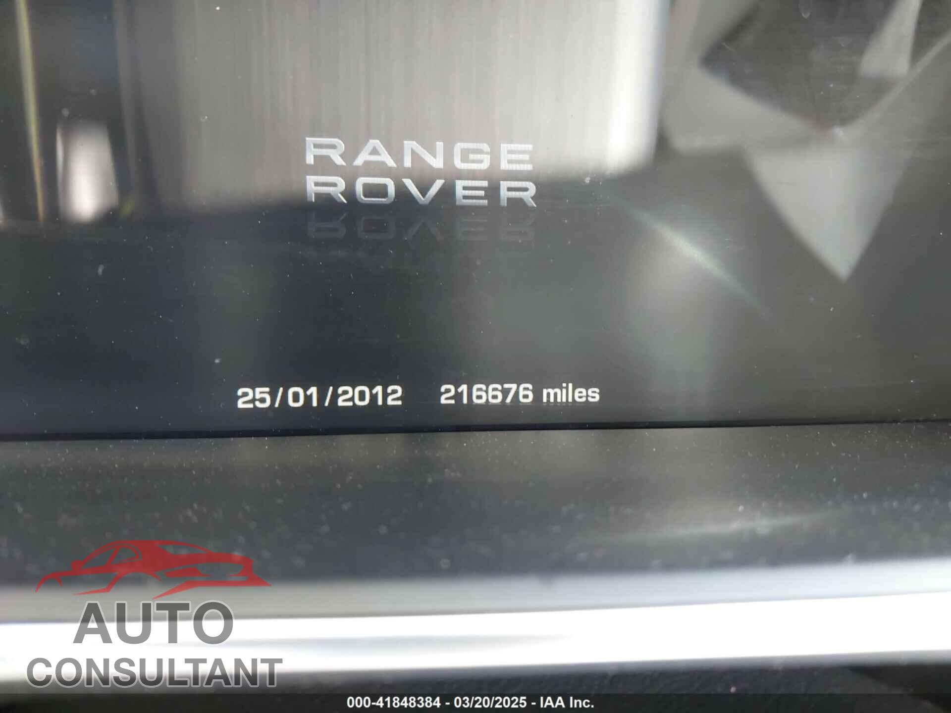 LAND ROVER RANGE ROVER 2013 - SALGS2DF7DA104884