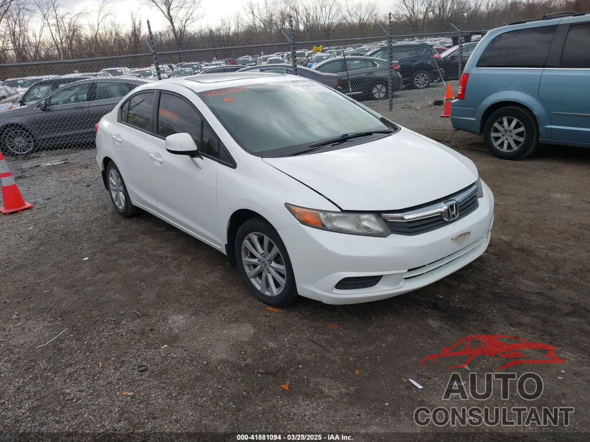 HONDA CIVIC 2012 - 19XFB2F82CE078482