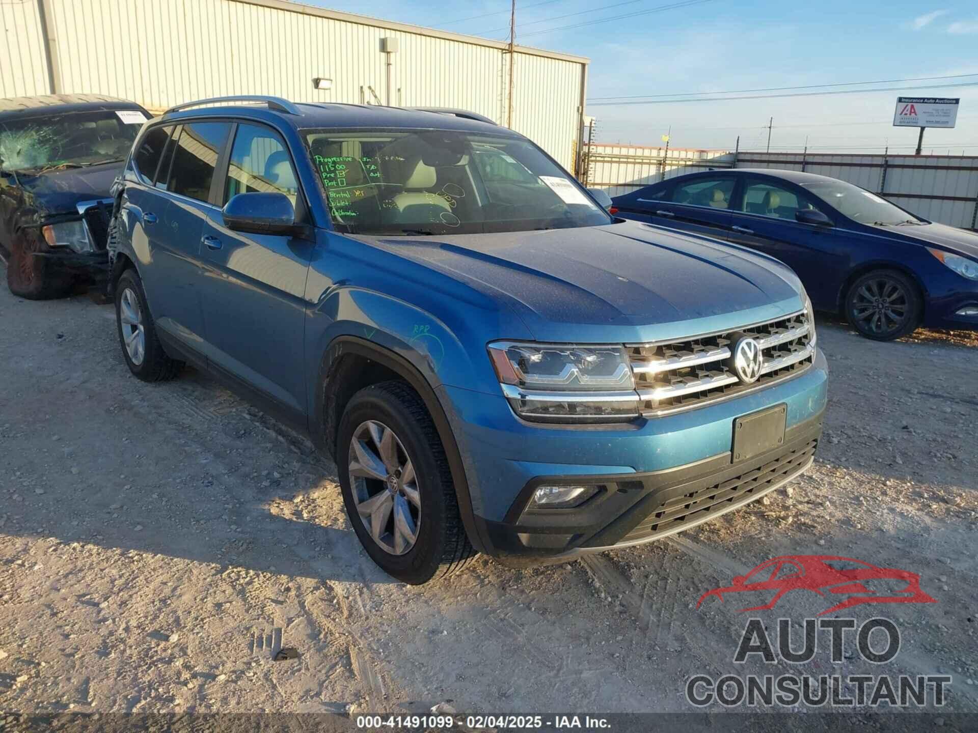 VOLKSWAGEN ATLAS 2019 - 1V2WP2CA0KC582848