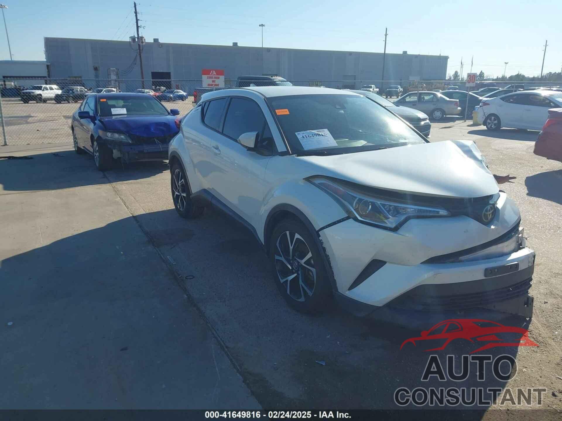 TOYOTA C-HR 2018 - NMTKHMBX2JR021948
