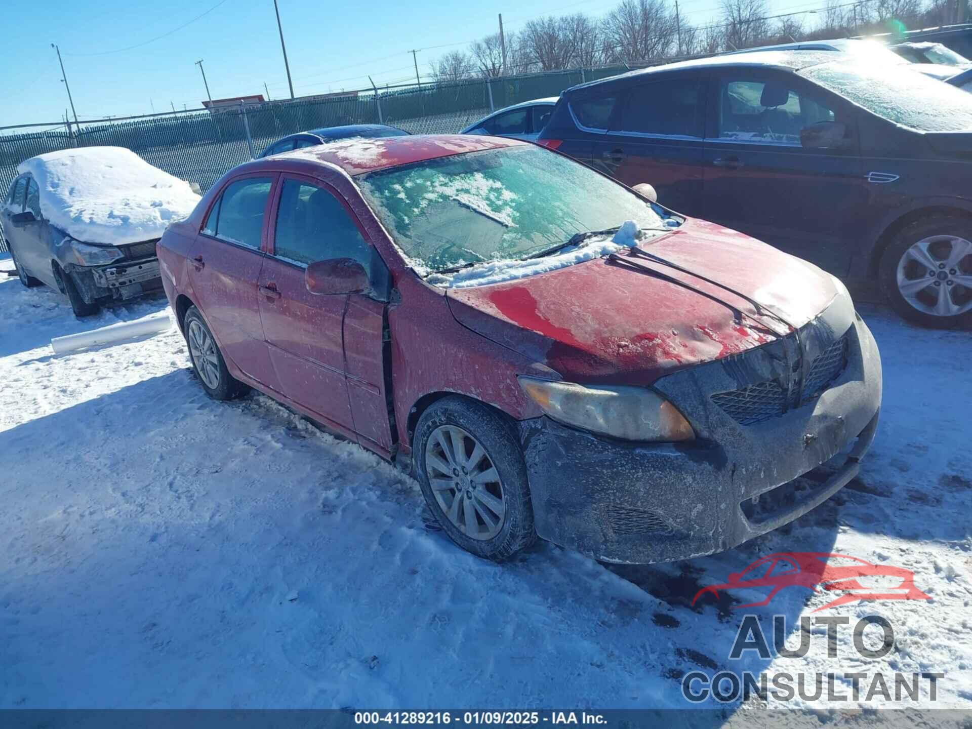 TOYOTA COROLLA 2009 - 1NXBU40E39Z032149