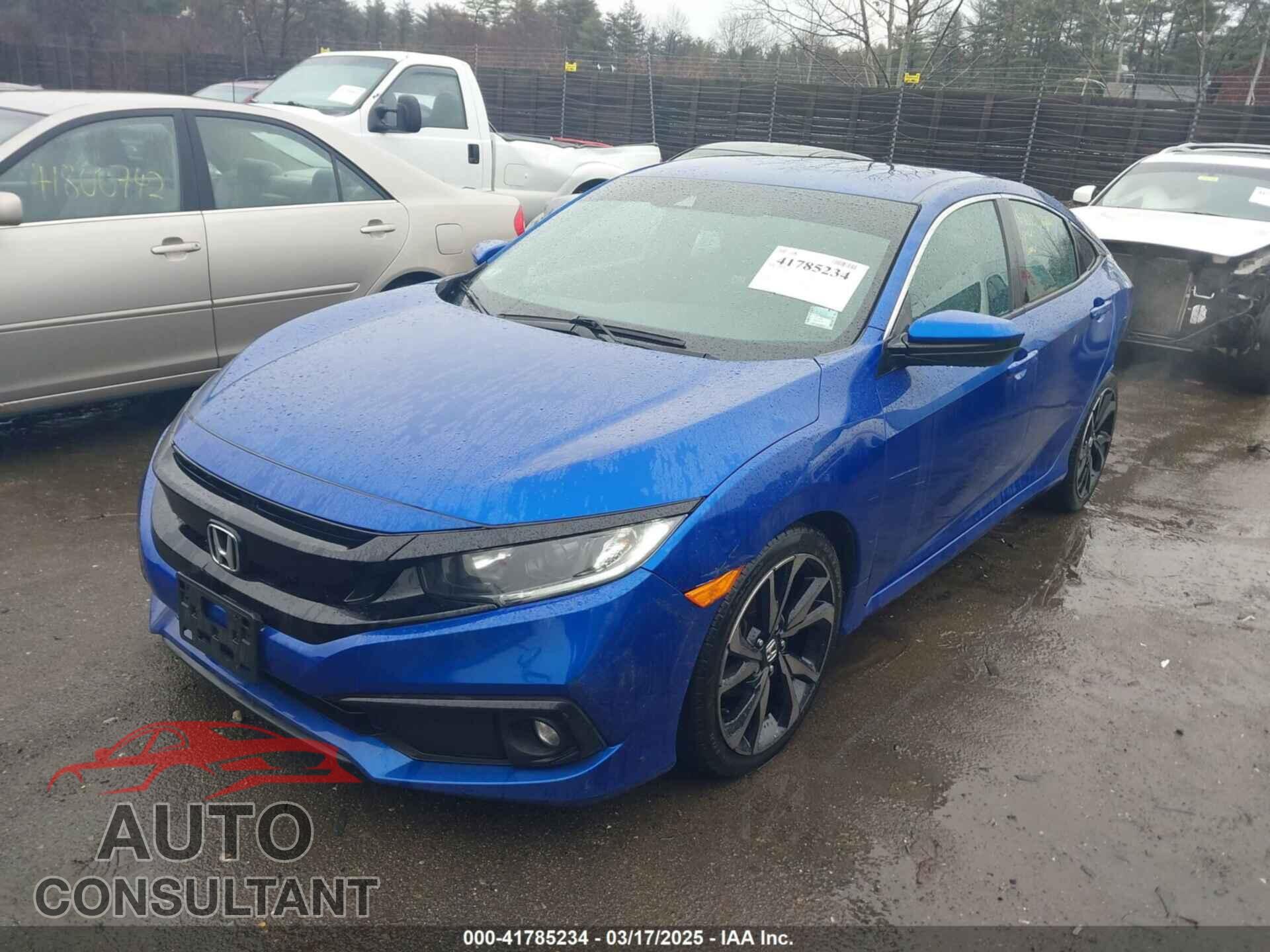 HONDA CIVIC 2019 - 2HGFC2F80KH602942
