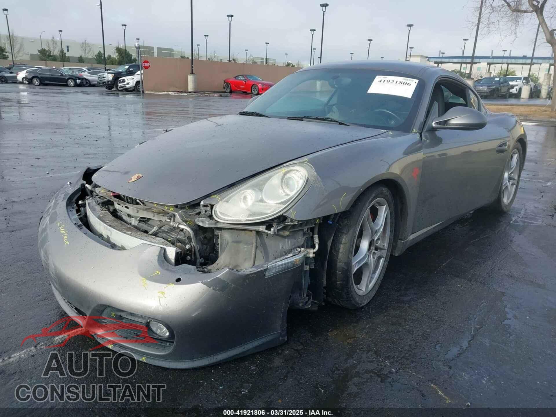 PORSCHE CAYMAN 2012 - WP0AA2A88CS760106