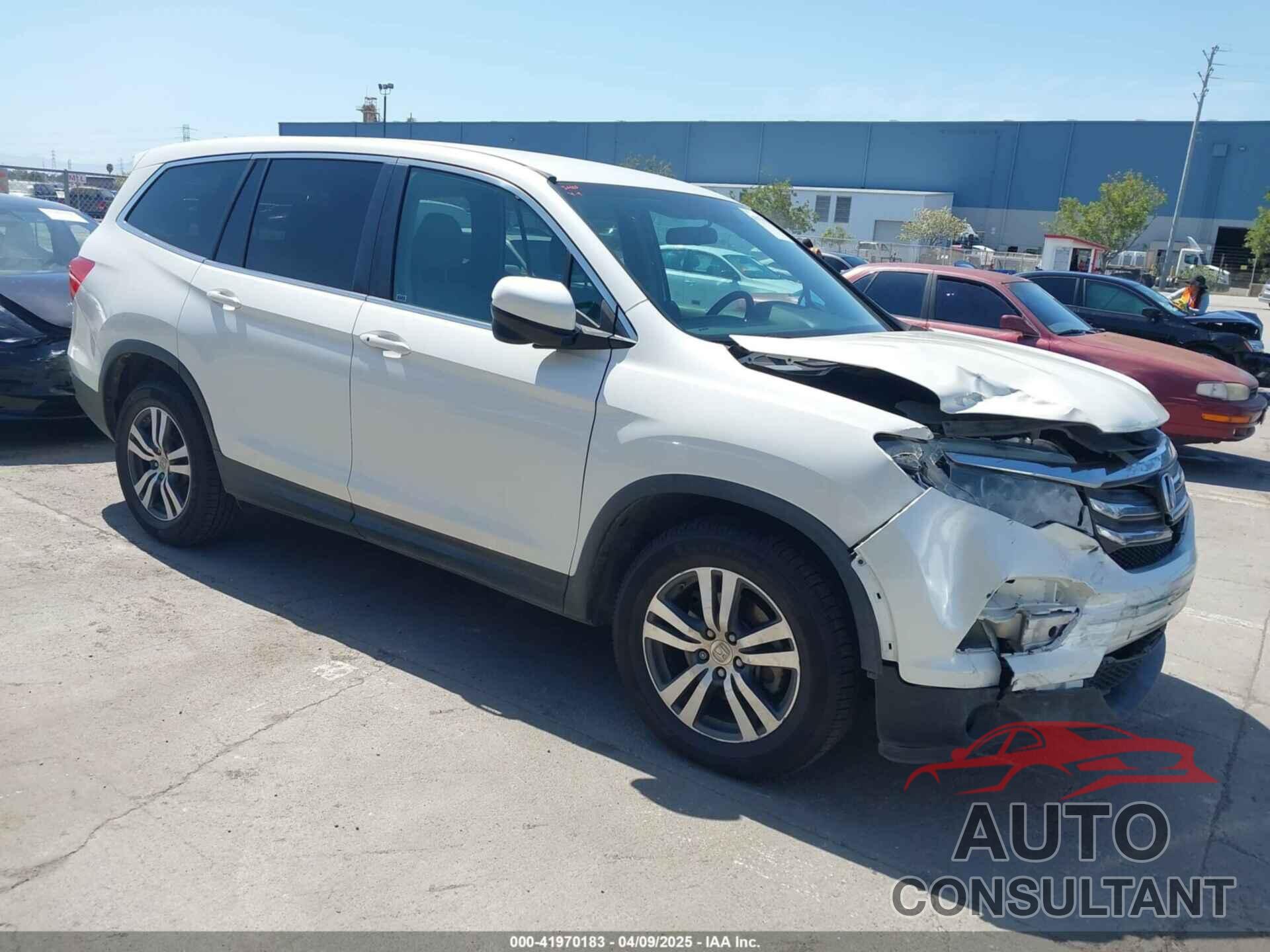 HONDA PILOT 2016 - 5FNYF6H32GB074518