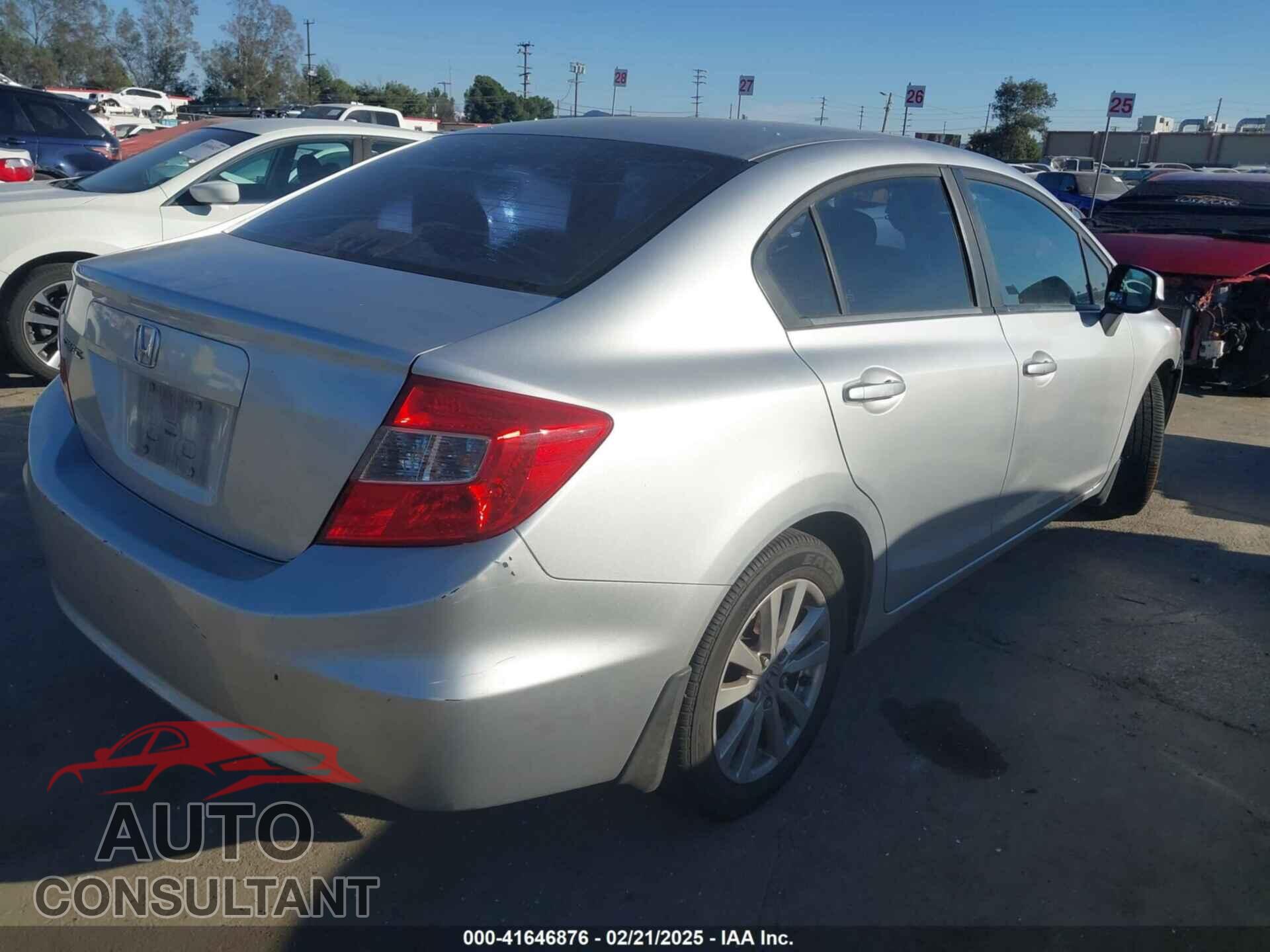 HONDA CIVIC 2012 - 19XFB2F87CE335958