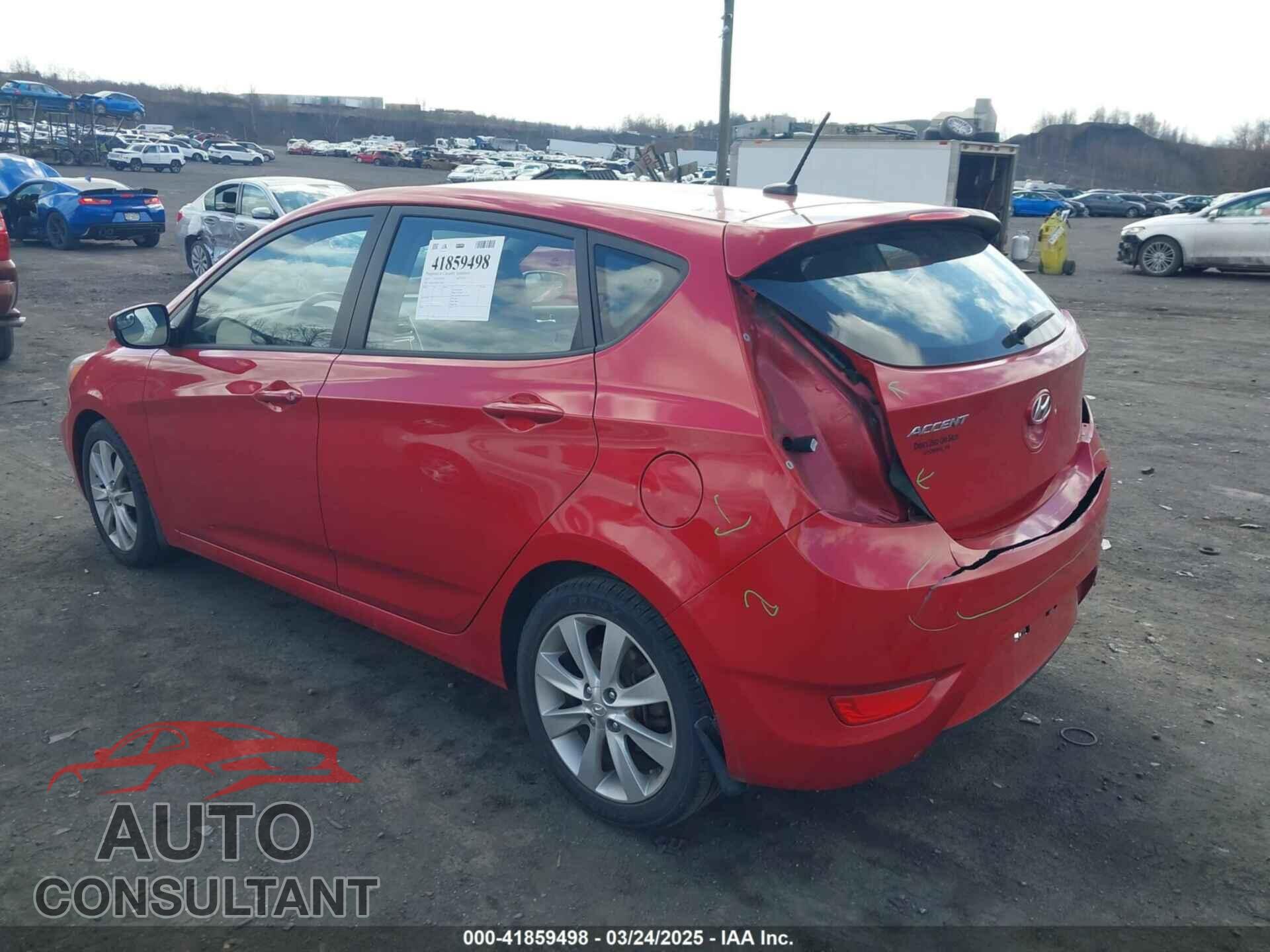 HYUNDAI ACCENT 2014 - KMHCU5AE8EU169963
