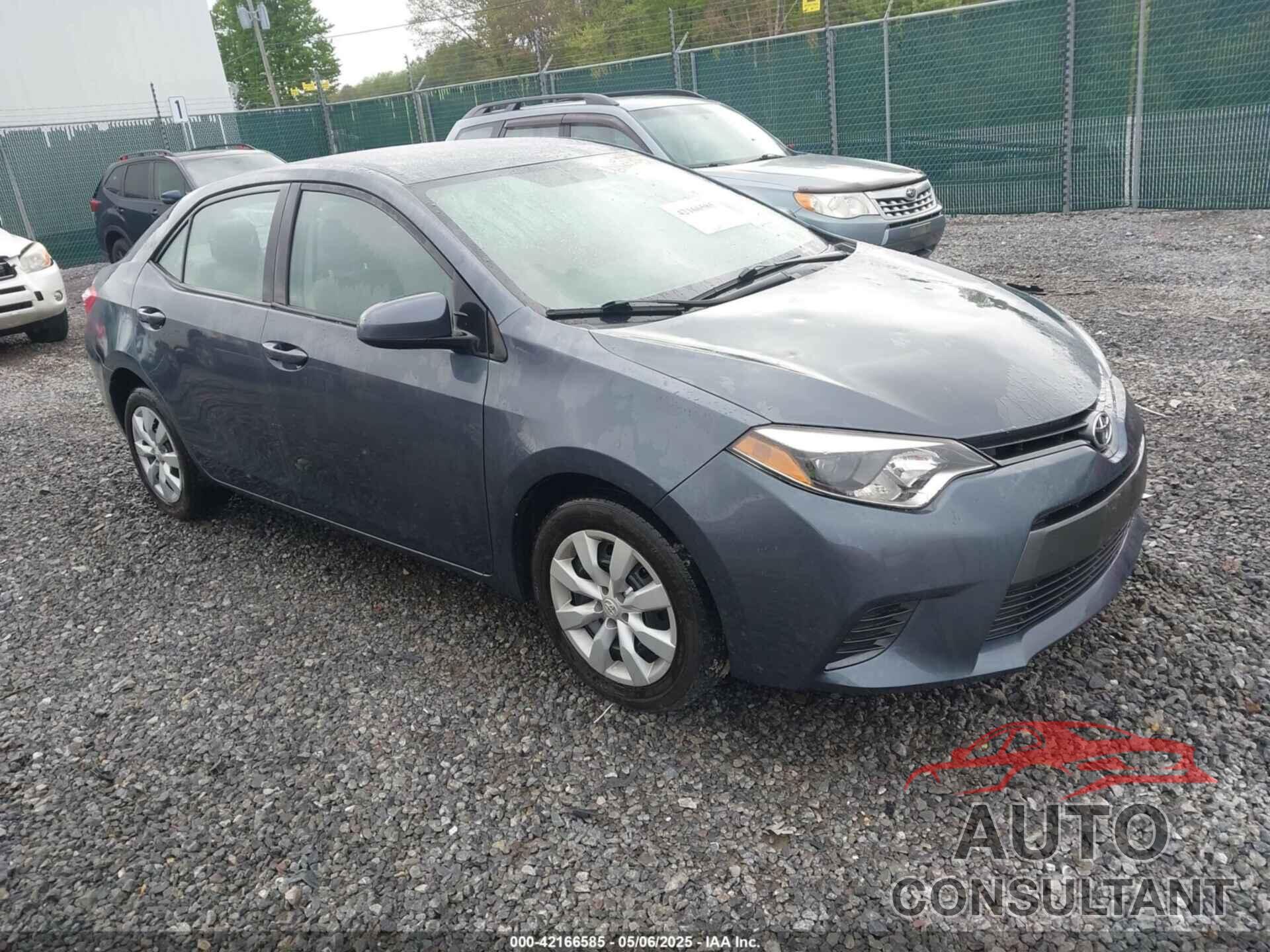 TOYOTA COROLLA 2016 - 2T1BURHE5GC698820
