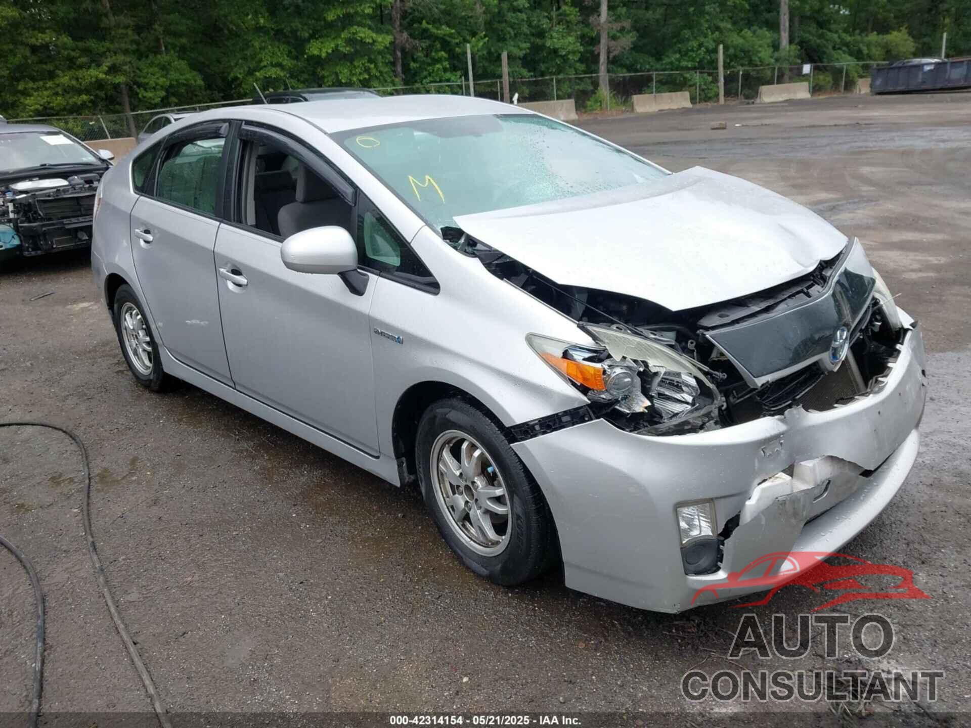 TOYOTA PRIUS 2010 - JTDKN3DU6A0009084