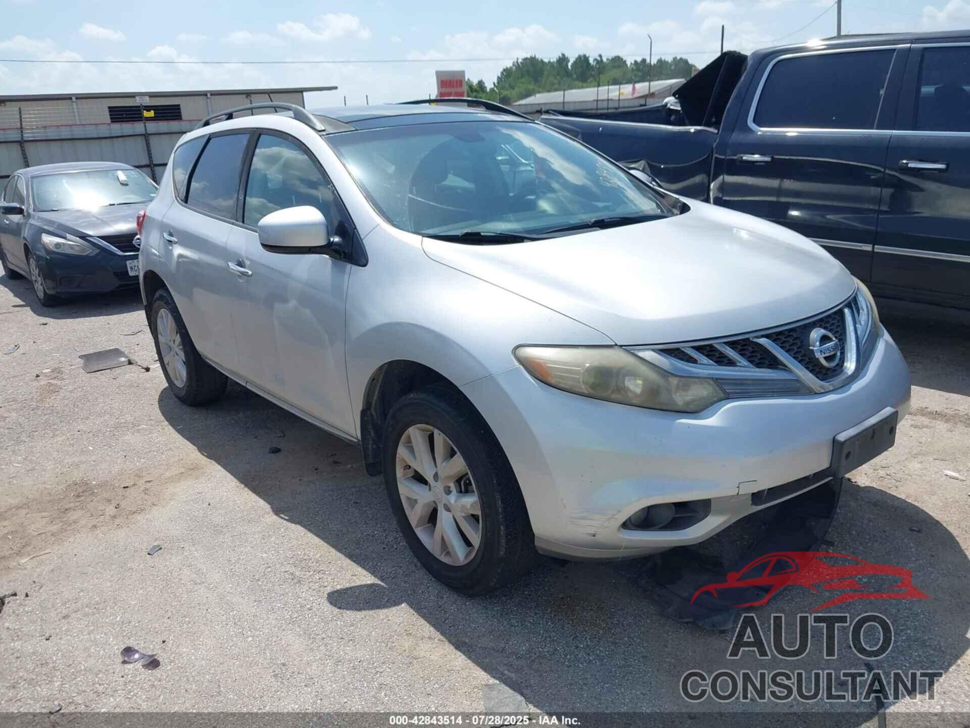 NISSAN MURANO 2011 - JN8AZ1MU8BW053160