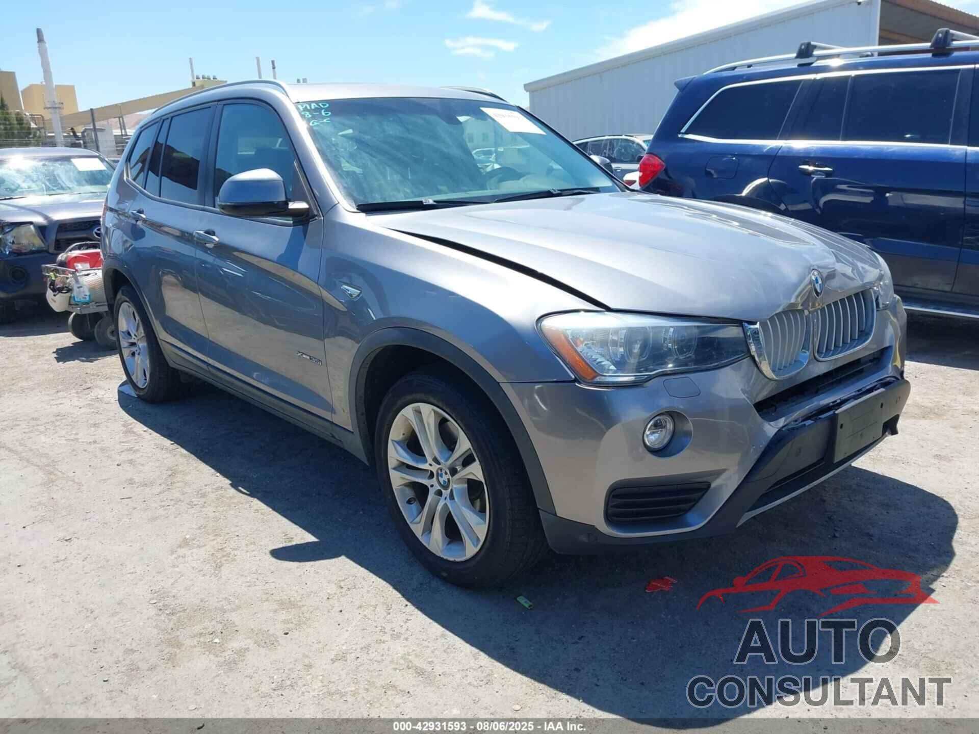 BMW X3 2017 - 5UXWX7C59H0S19040