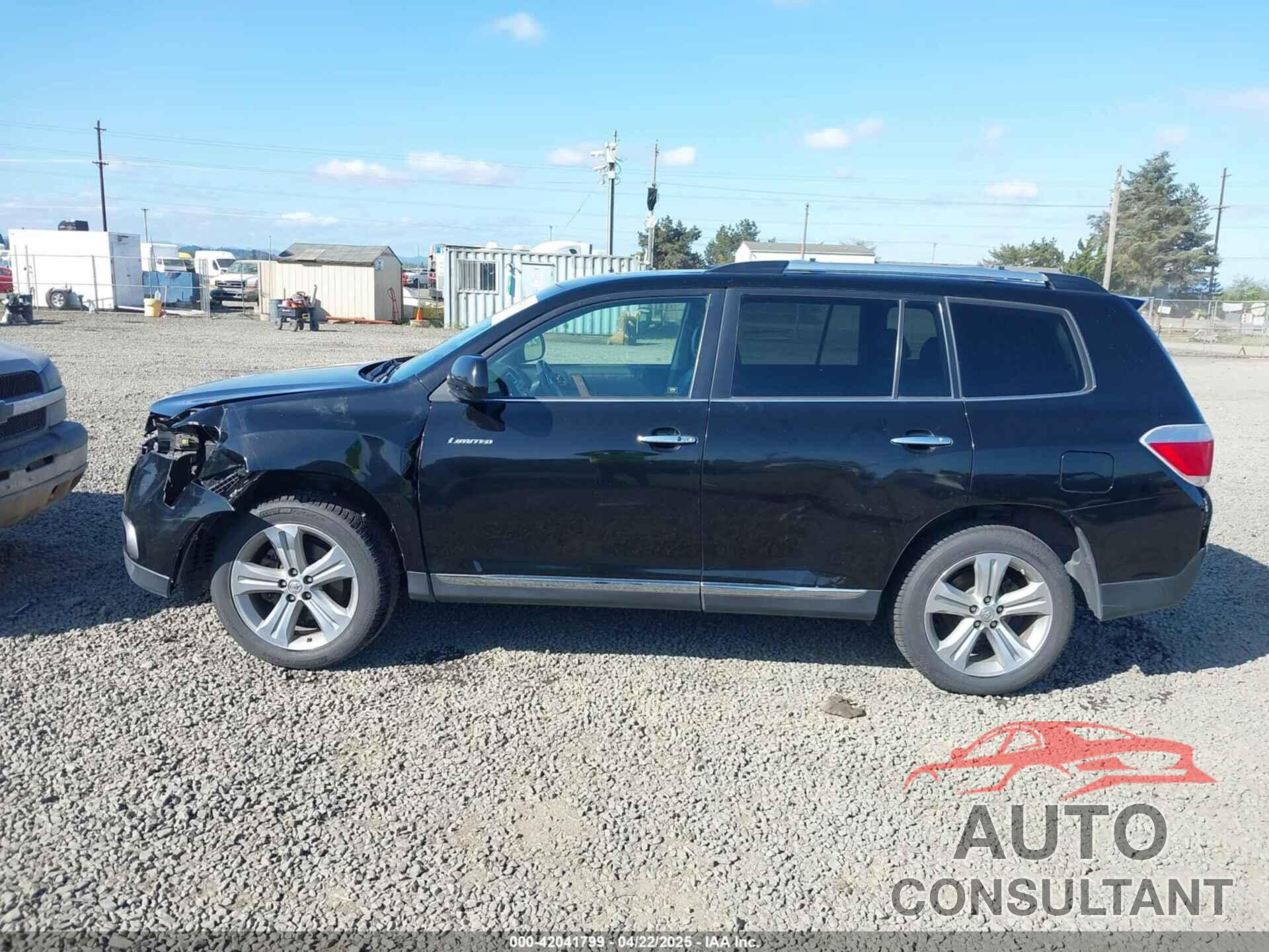 TOYOTA HIGHLANDER 2013 - 5TDDK3EH1DS216163