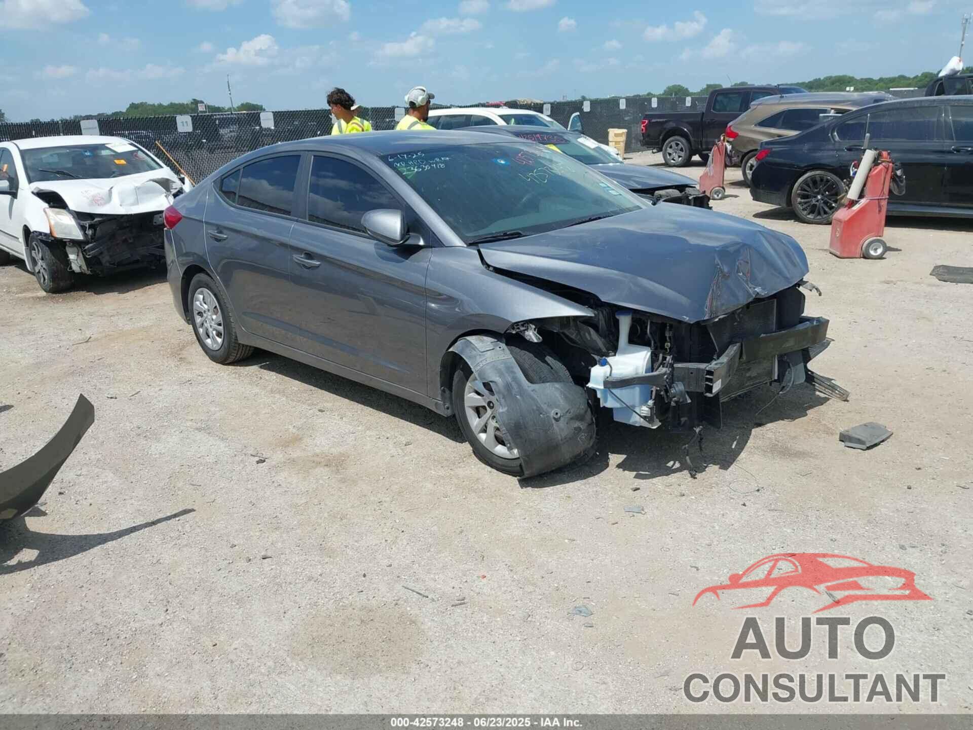 HYUNDAI ELANTRA 2018 - 5NPD74LF7JH274434