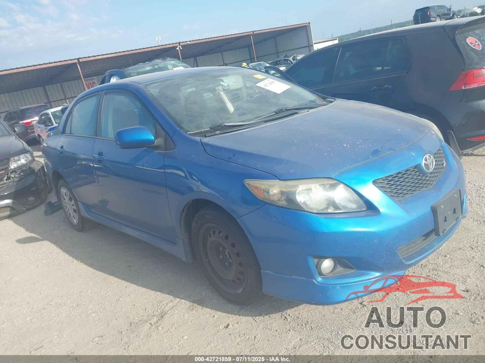 TOYOTA COROLLA 2009 - 1NXBU40EX9Z103055