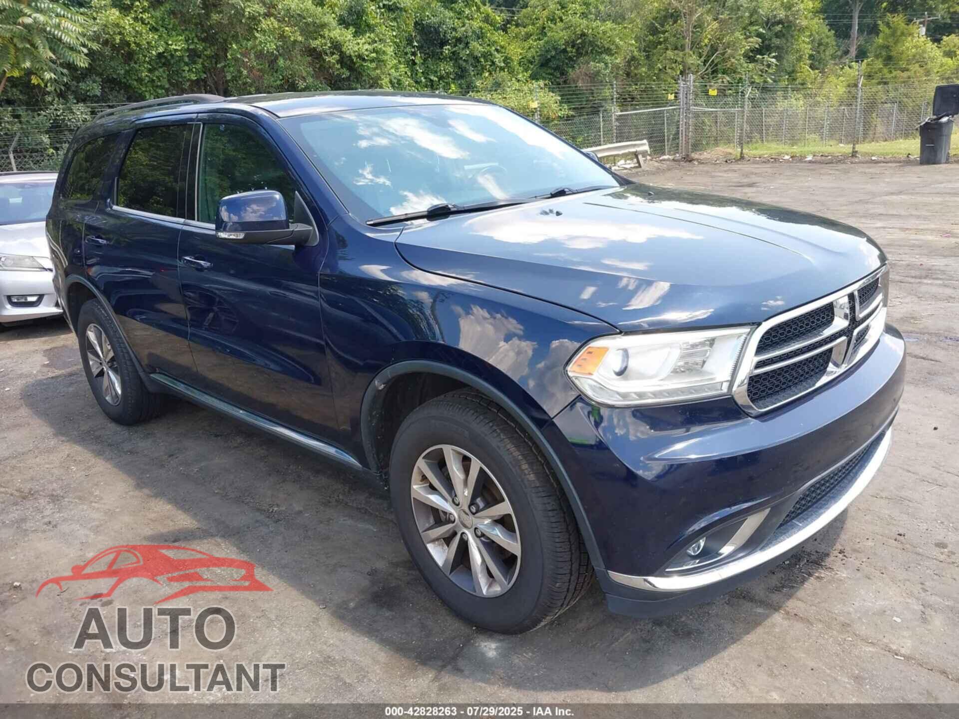 DODGE DURANGO 2016 - 1C4RDJDG7GC449242