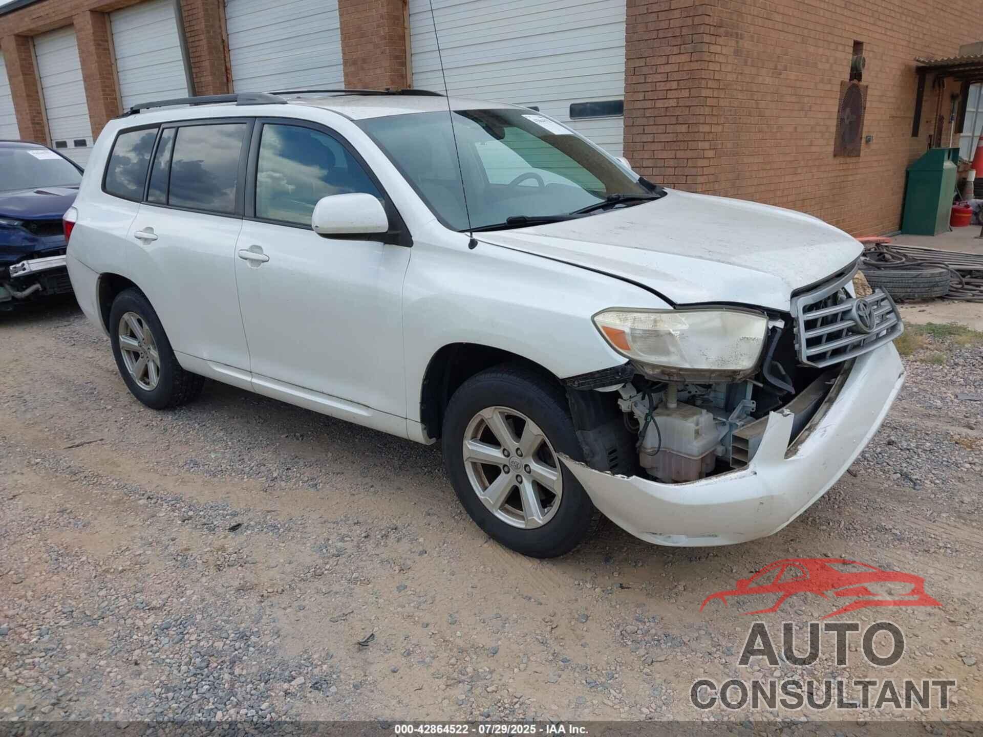 TOYOTA HIGHLANDER 2010 - JTEZA3EH9A2010807
