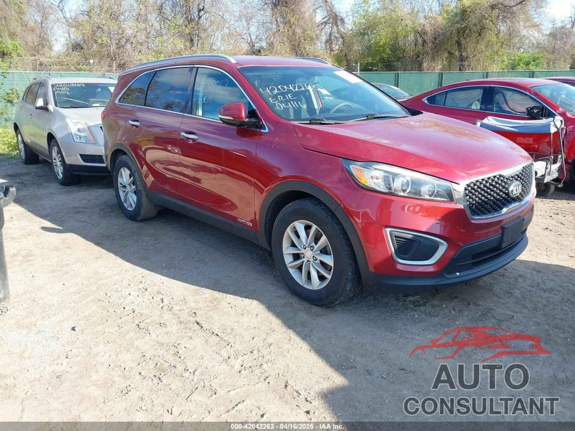 KIA SORENTO 2017 - 5XYPGDA53HG218628