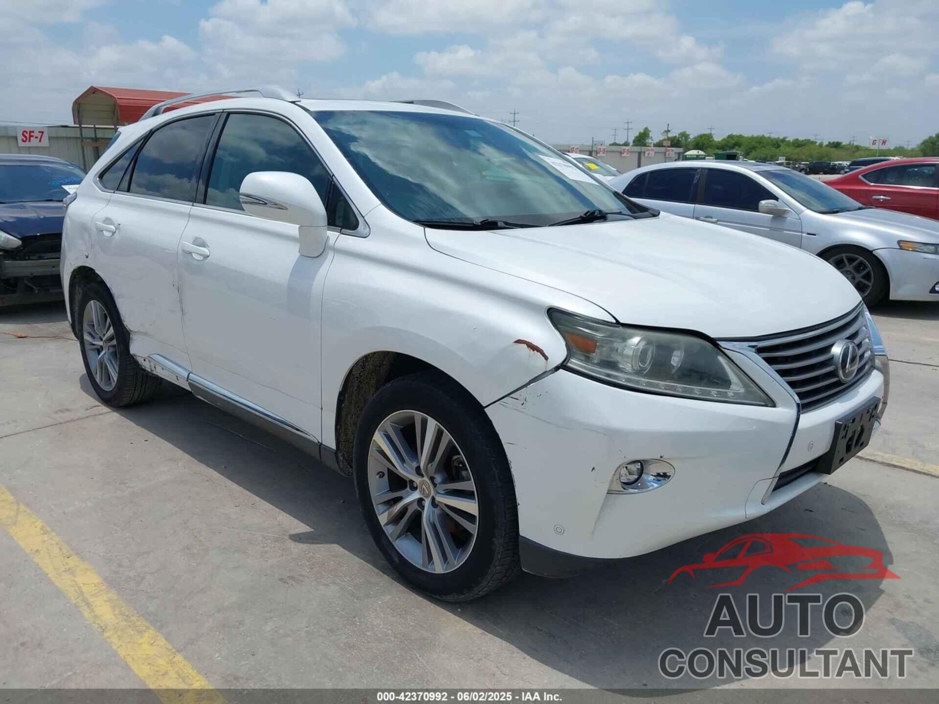 LEXUS RX 350 2015 - 2T2ZK1BA0FC182211