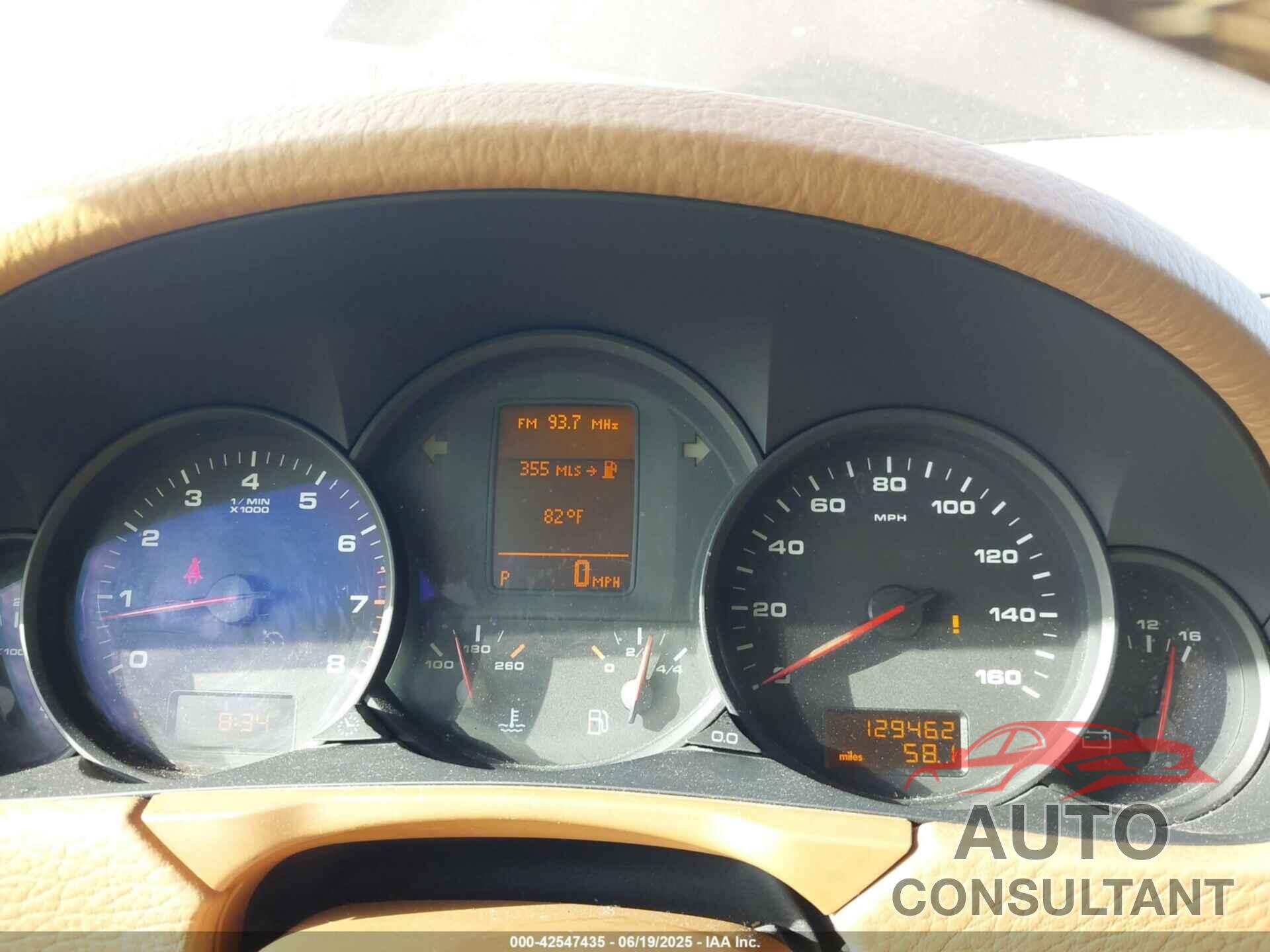 PORSCHE CAYENNE 2009 - WP1AA29P19LA04209