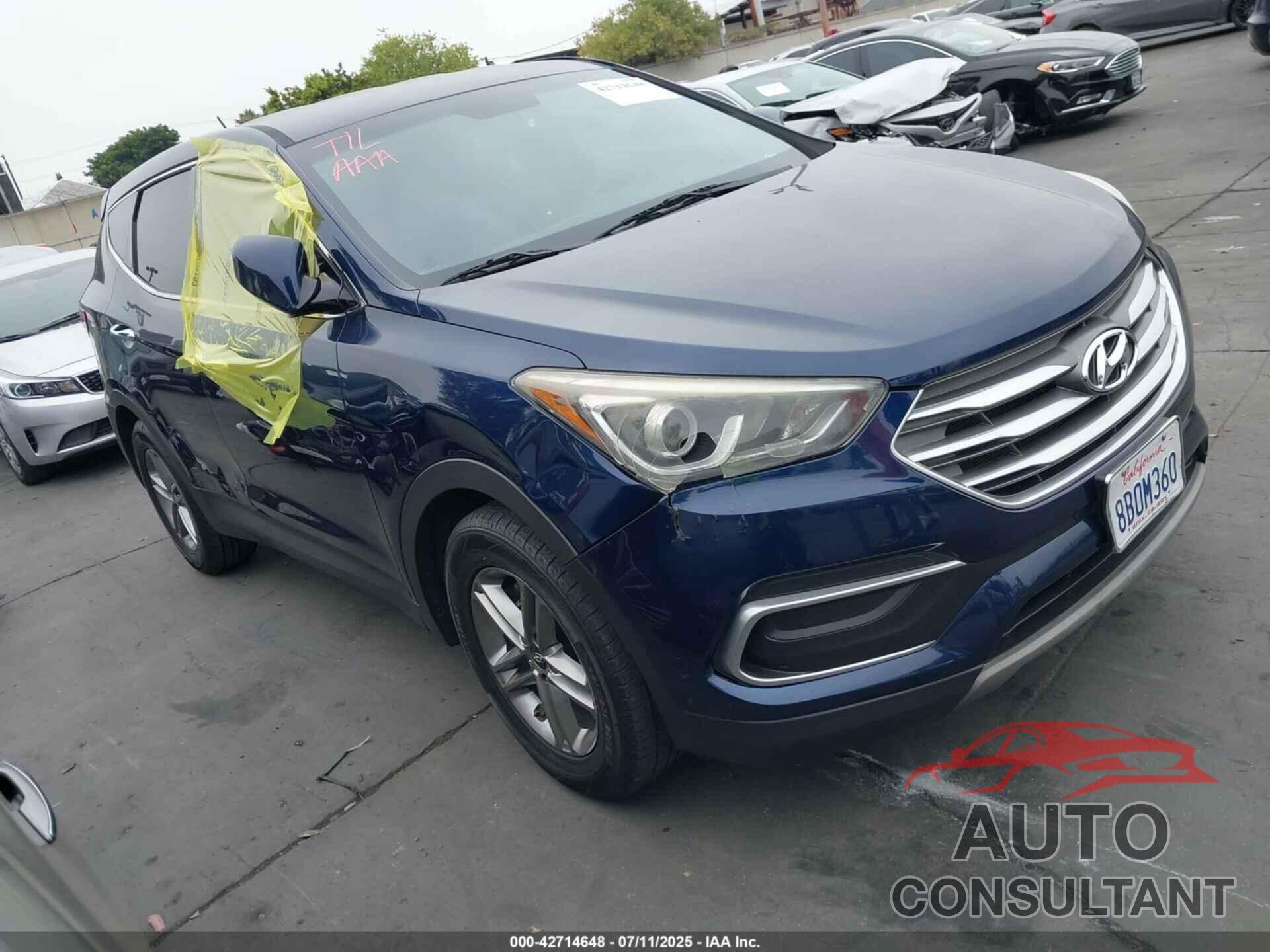 HYUNDAI SANTA FE SPORT 2018 - 5XYZT3LB9JG553920